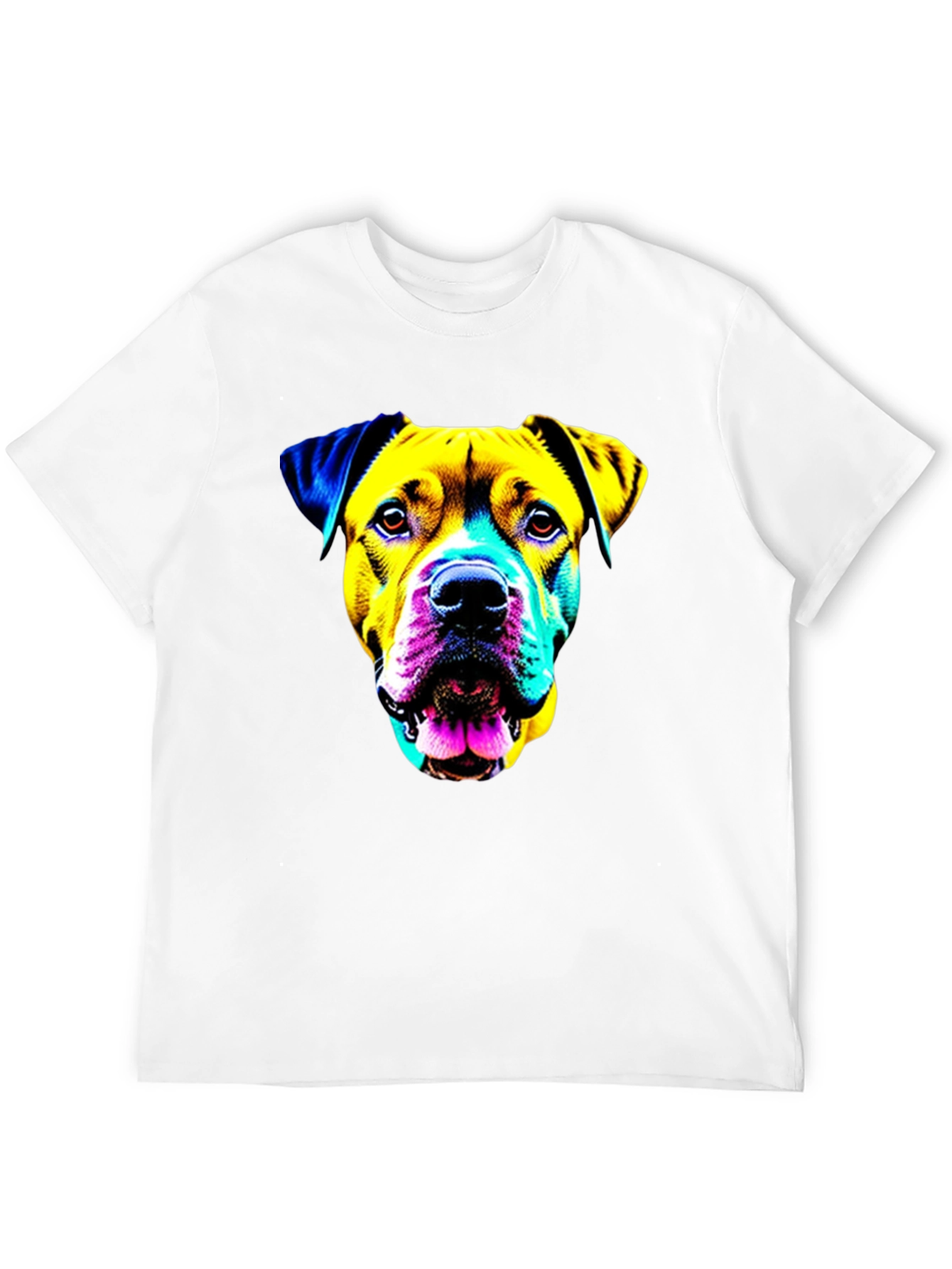 Dog Pop Art T-Shirt - Black Graphic Tee