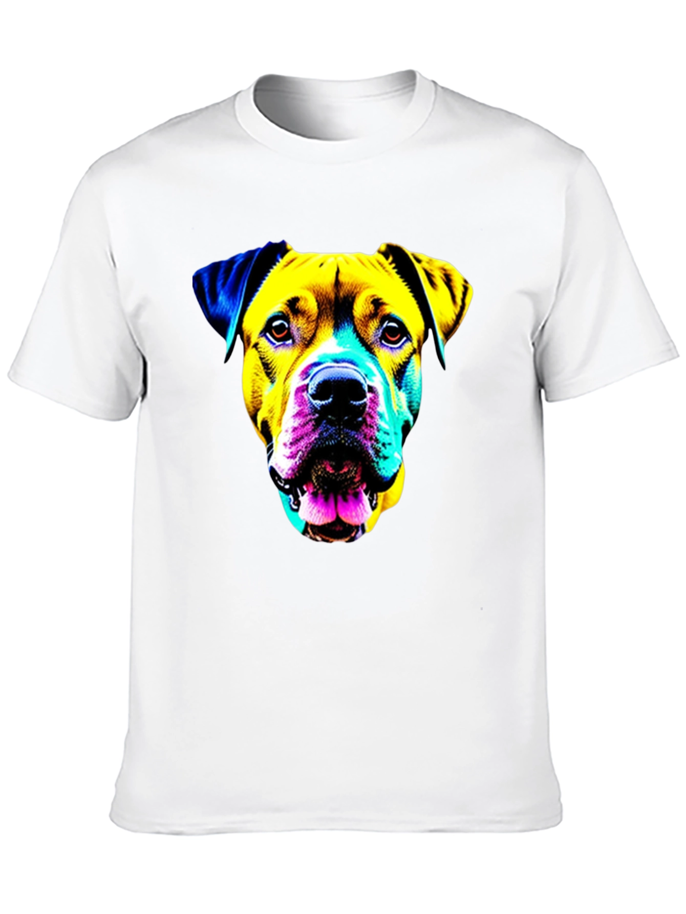 Dog Pop Art T-Shirt - Black Graphic Tee