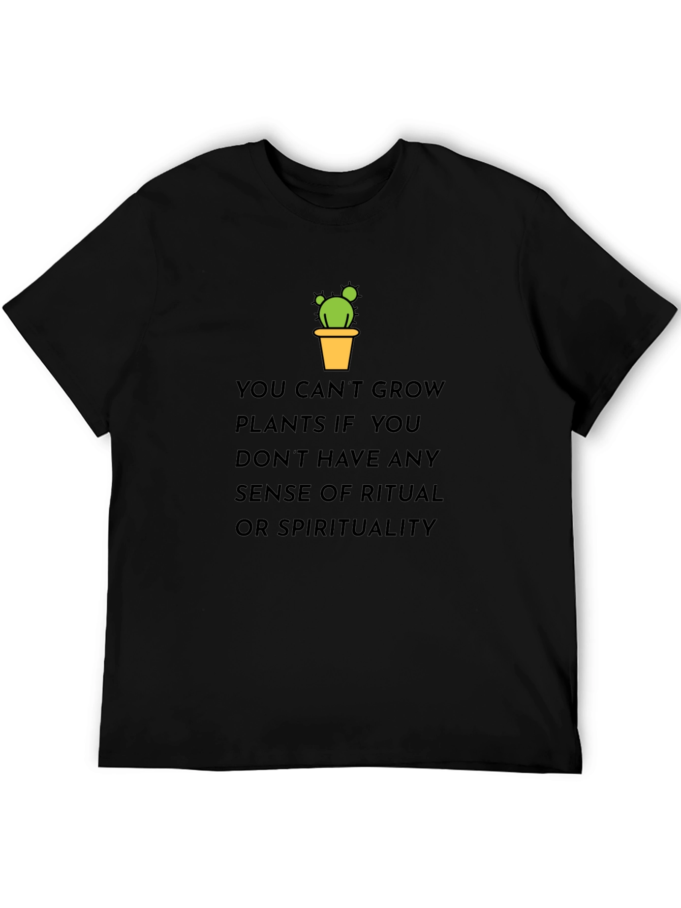 Cactus Plant T-Shirt - Grow Your Spirituality