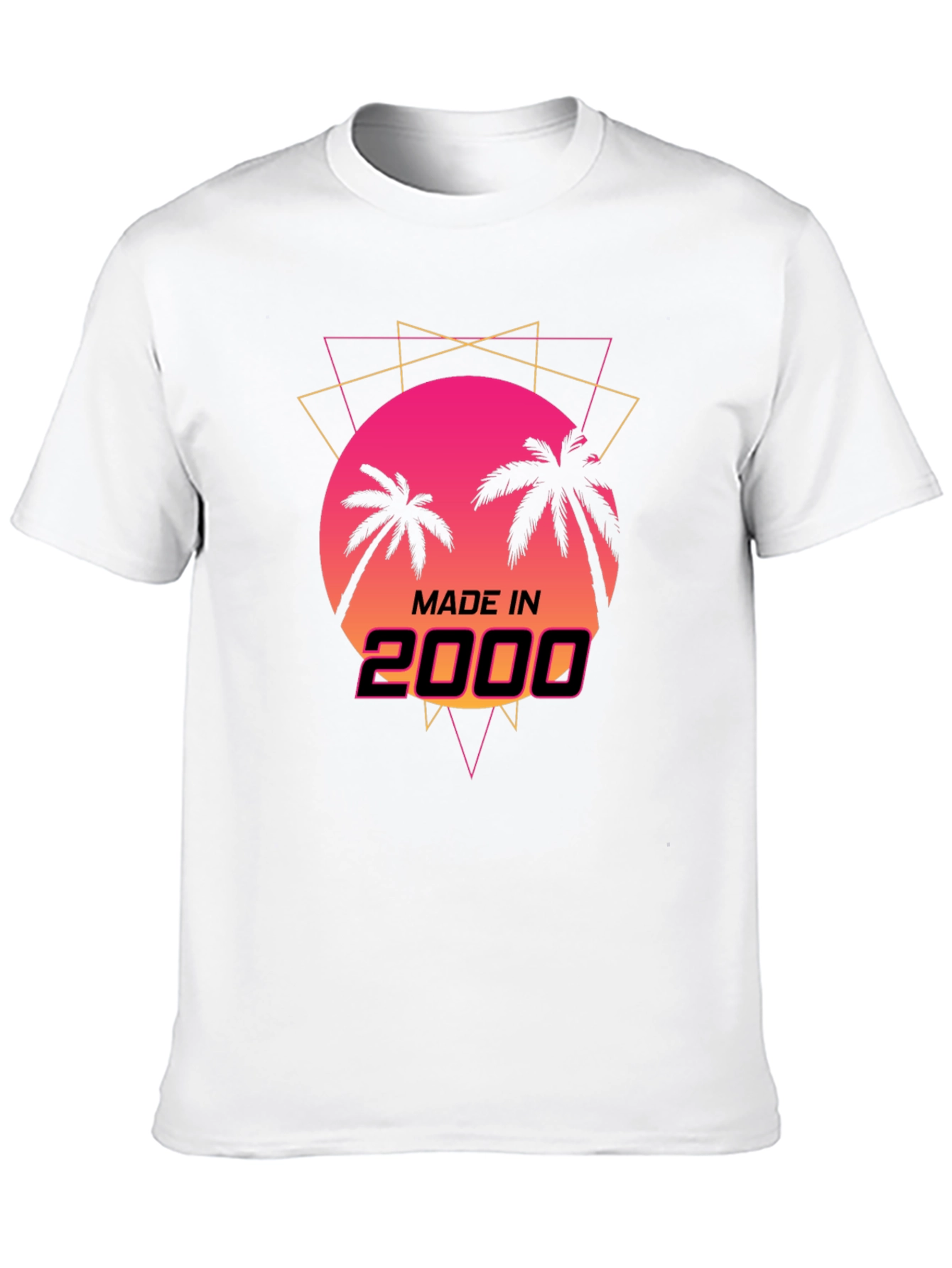 Retro Made in 2000 Palm Tree Graphic Tee