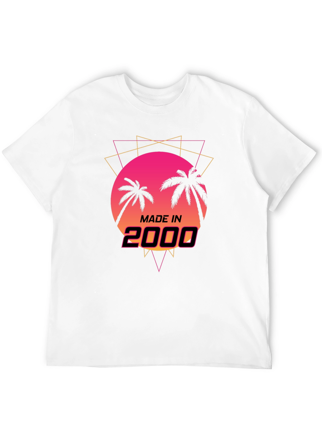 Retro Made in 2000 Palm Tree Graphic Tee