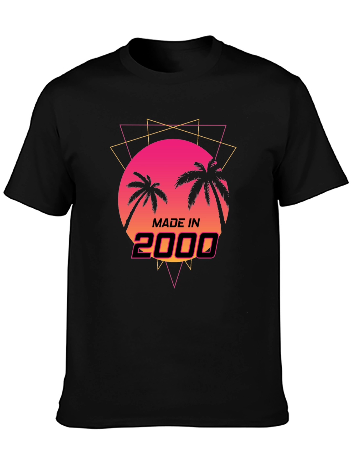 Retro Made in 2000 Palm Tree Graphic Tee