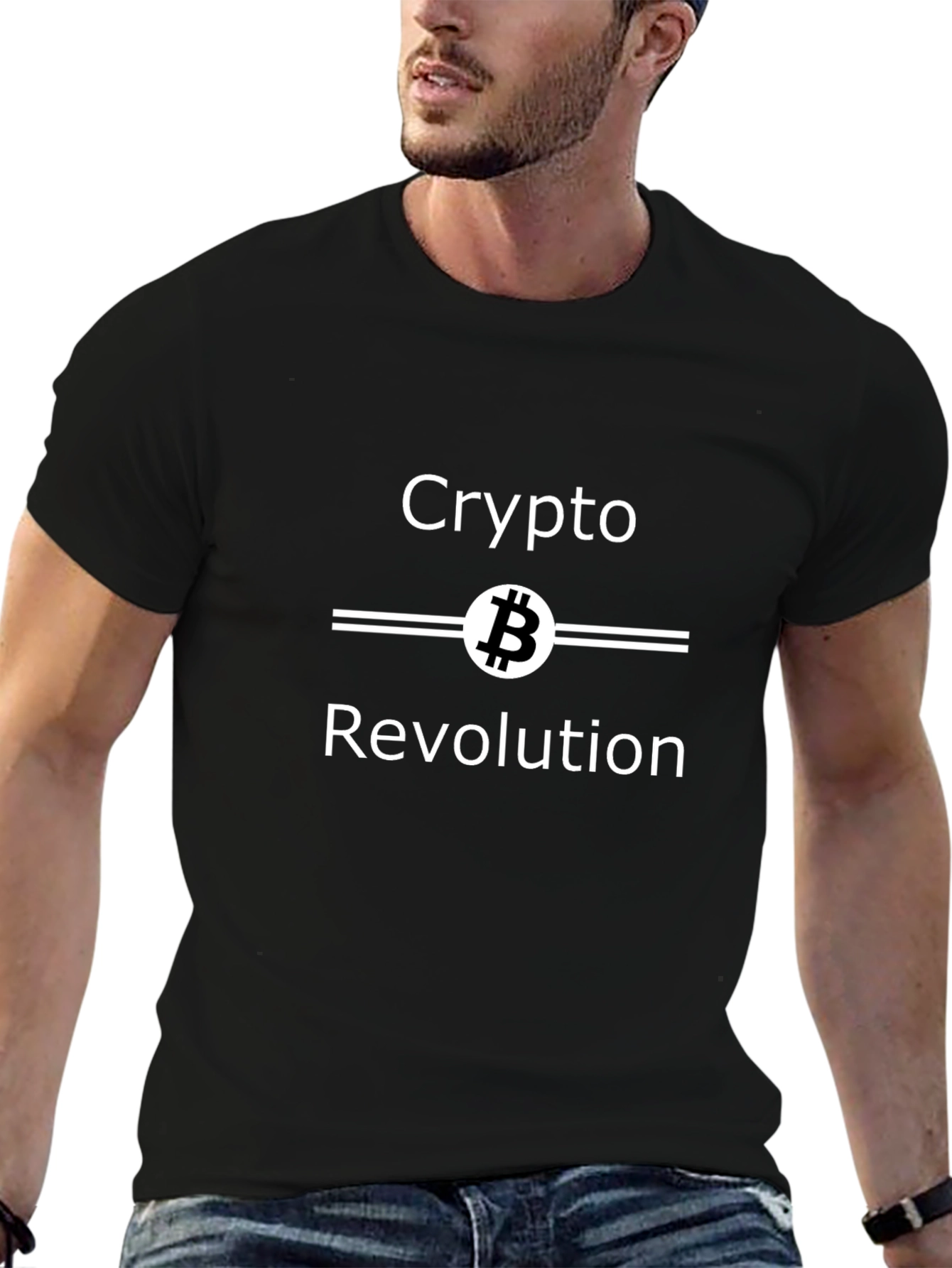 Crypto Revolution Bitcoin Graphic T-Shirt