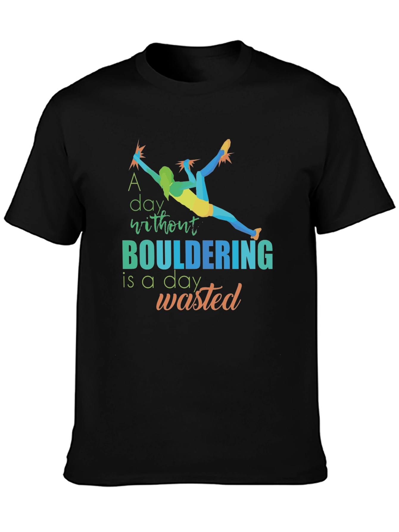 Bouldering T-Shirt - Climbing Design - Graphic Tee