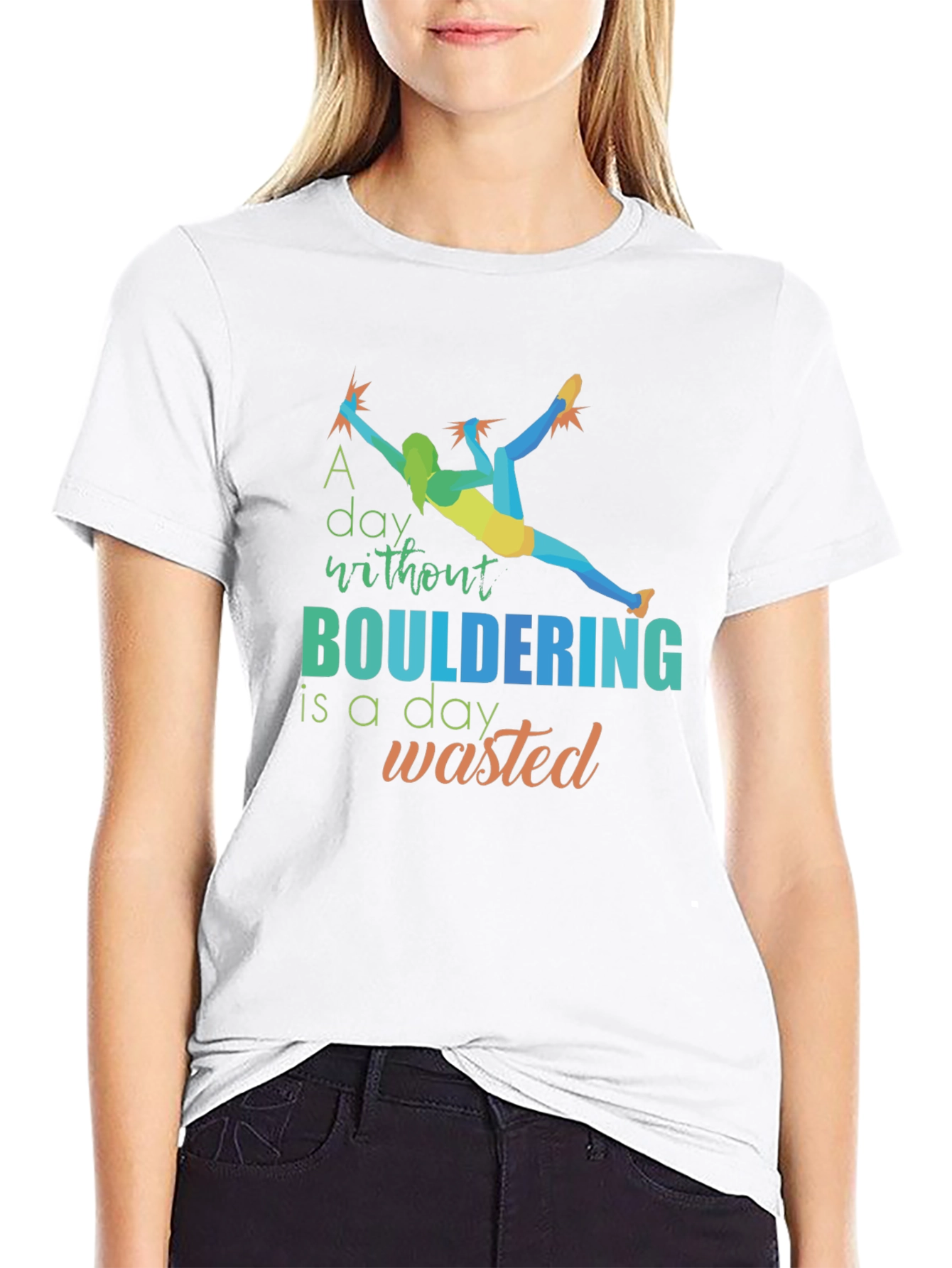 Bouldering T-Shirt - Climbing Design - Graphic Tee