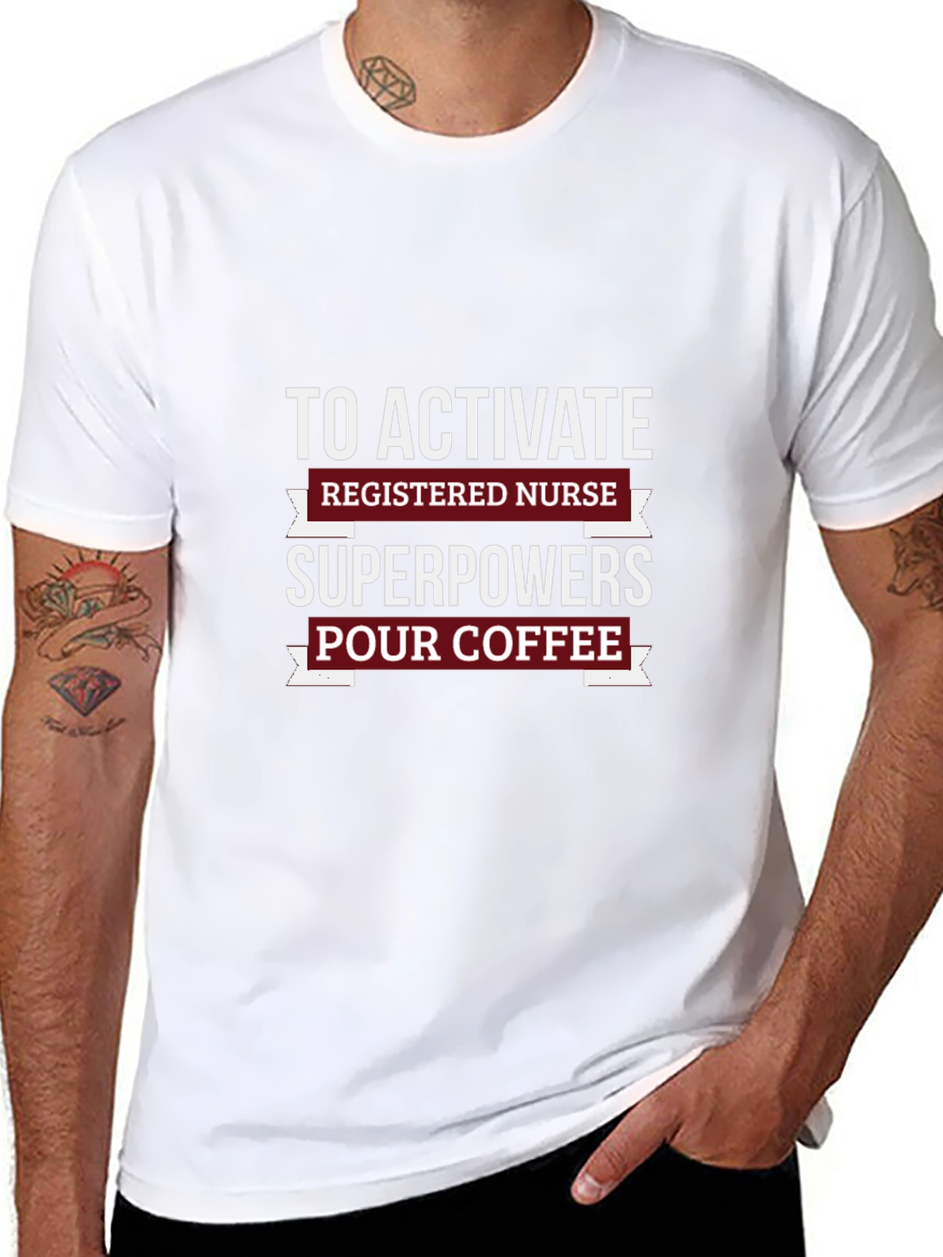 Nurse Superpowers Coffee T-Shirt