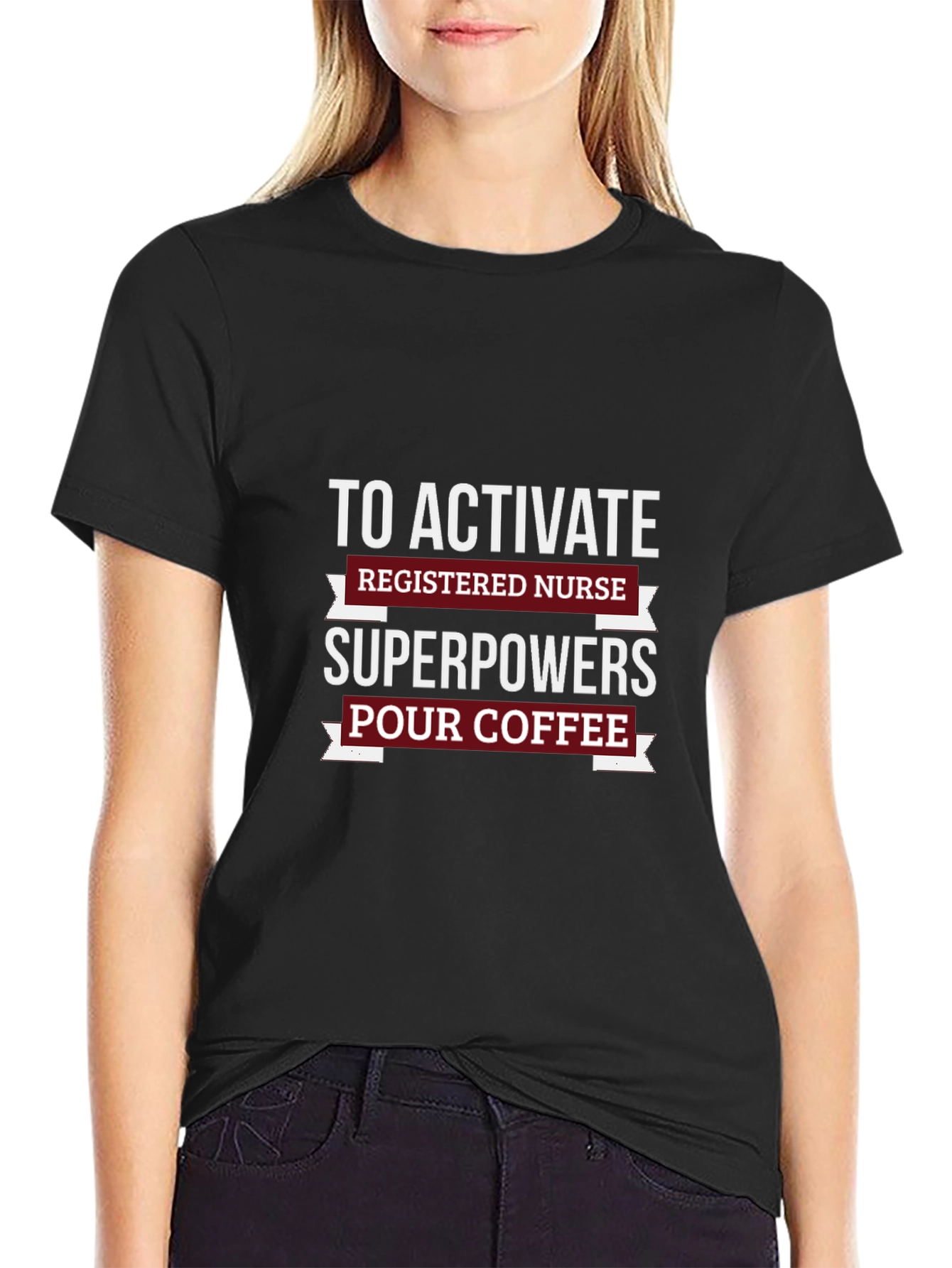 Nurse Superpowers Coffee T-Shirt