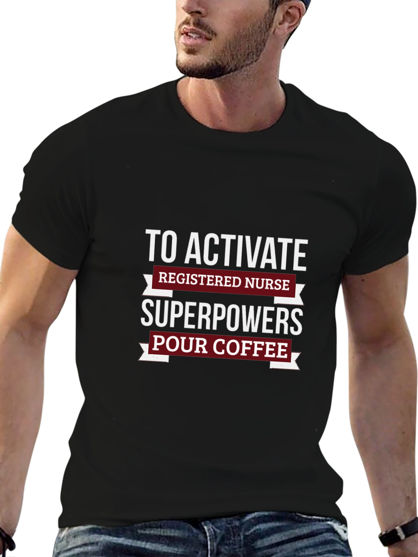 Nurse Superpowers Coffee T-Shirt