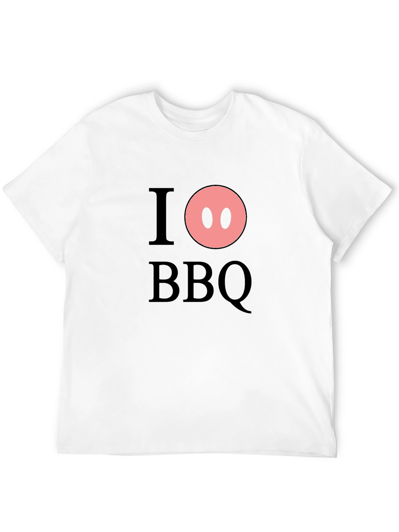 I Pig BBQ Black T-Shirt