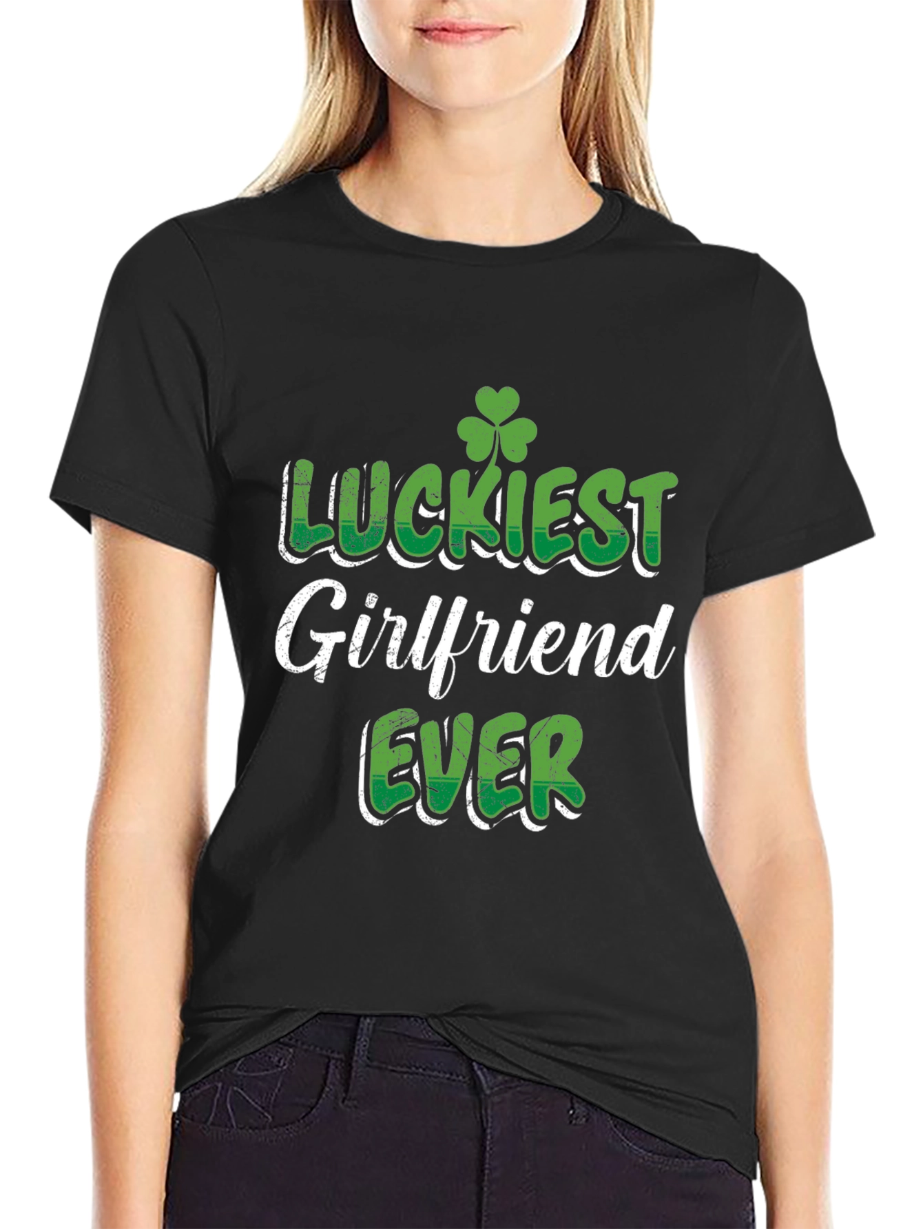 Luckiest Girlfriend Ever St. Patricks Day T-Shirt