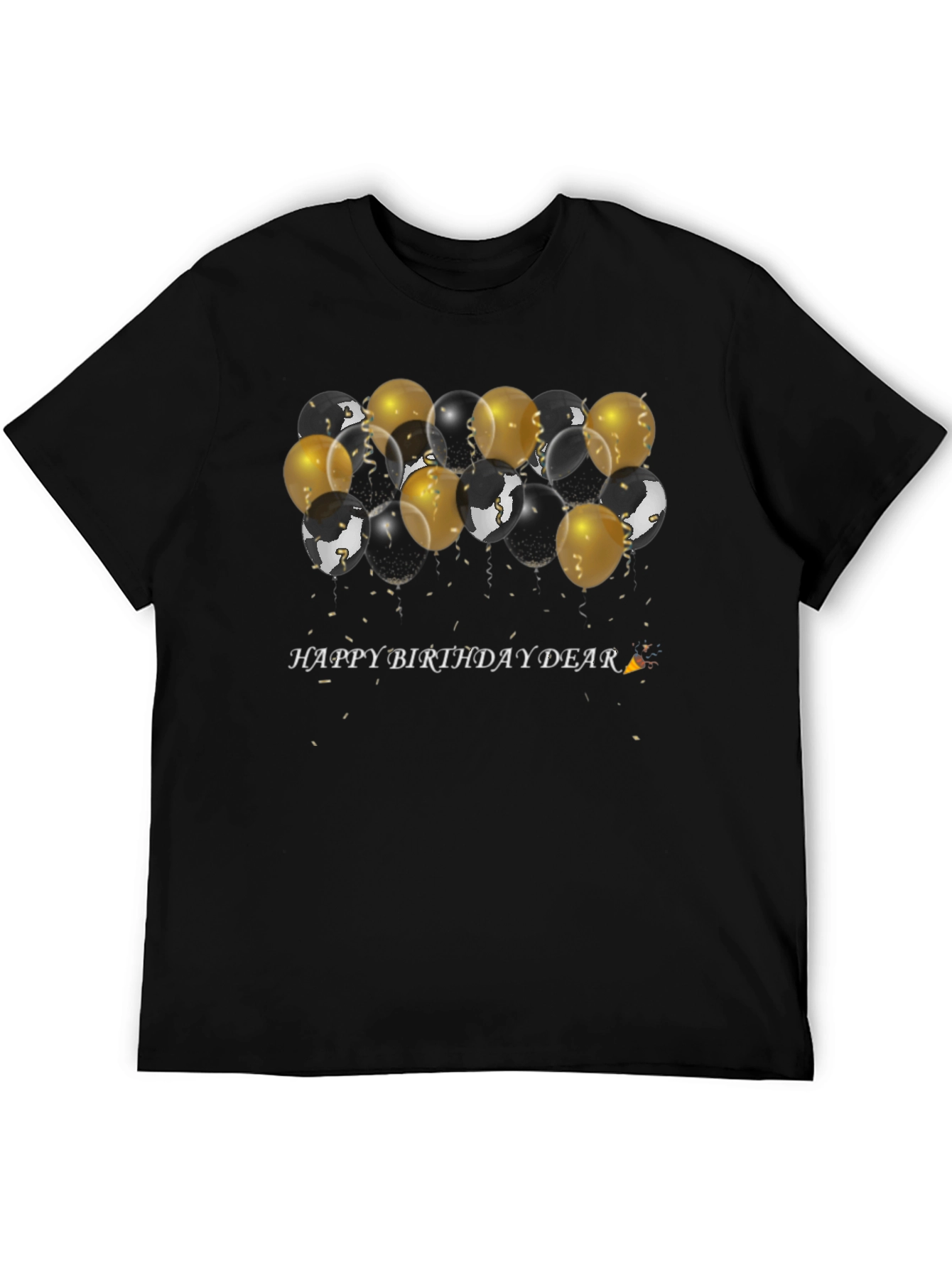 Birthday Balloons Graphic T-Shirt