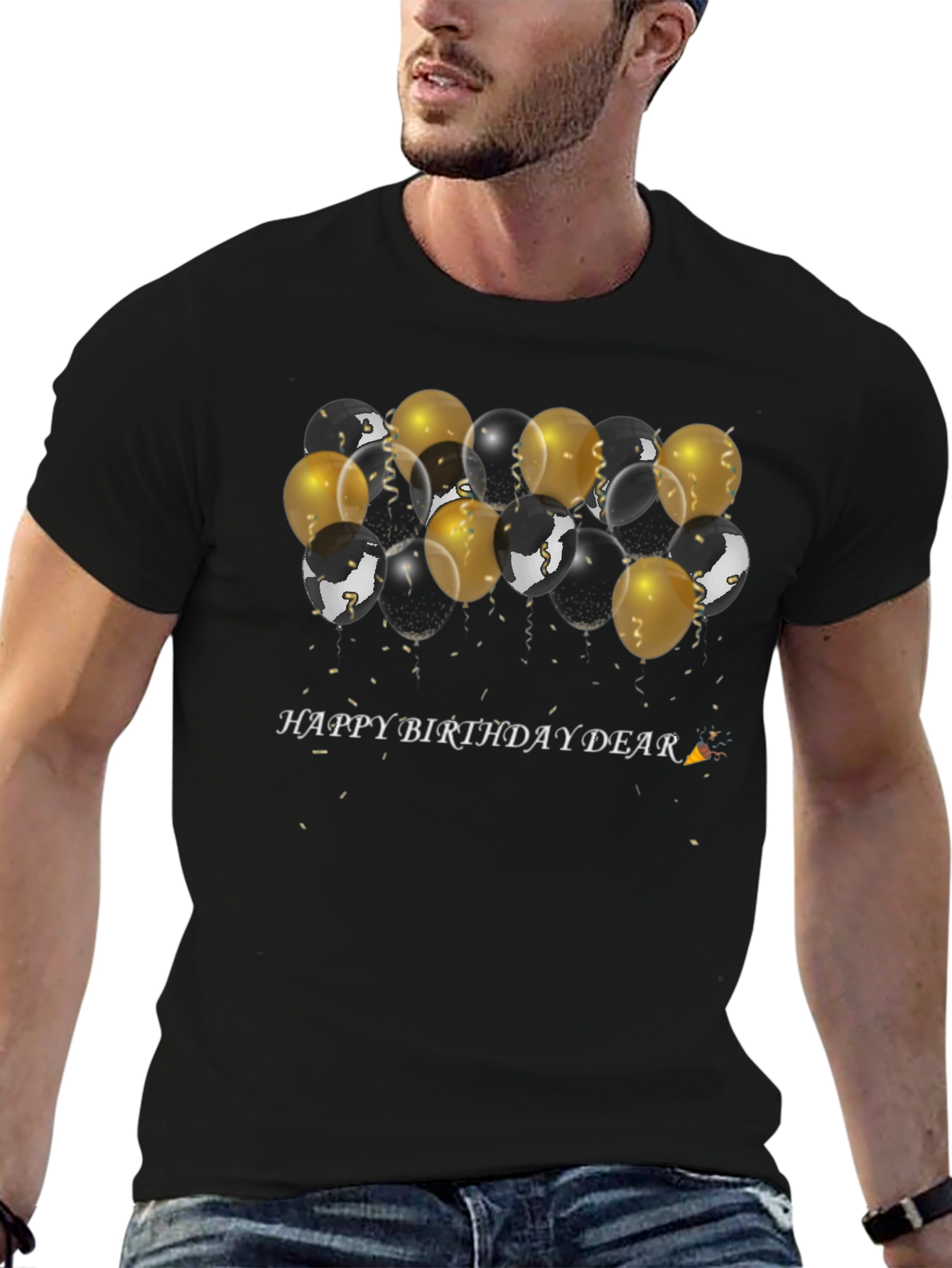Birthday Balloons Graphic T-Shirt
