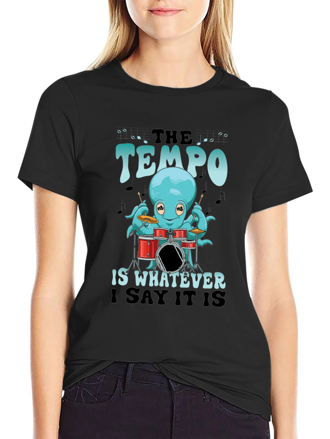 Tempo Octopus Drummer T-Shirt