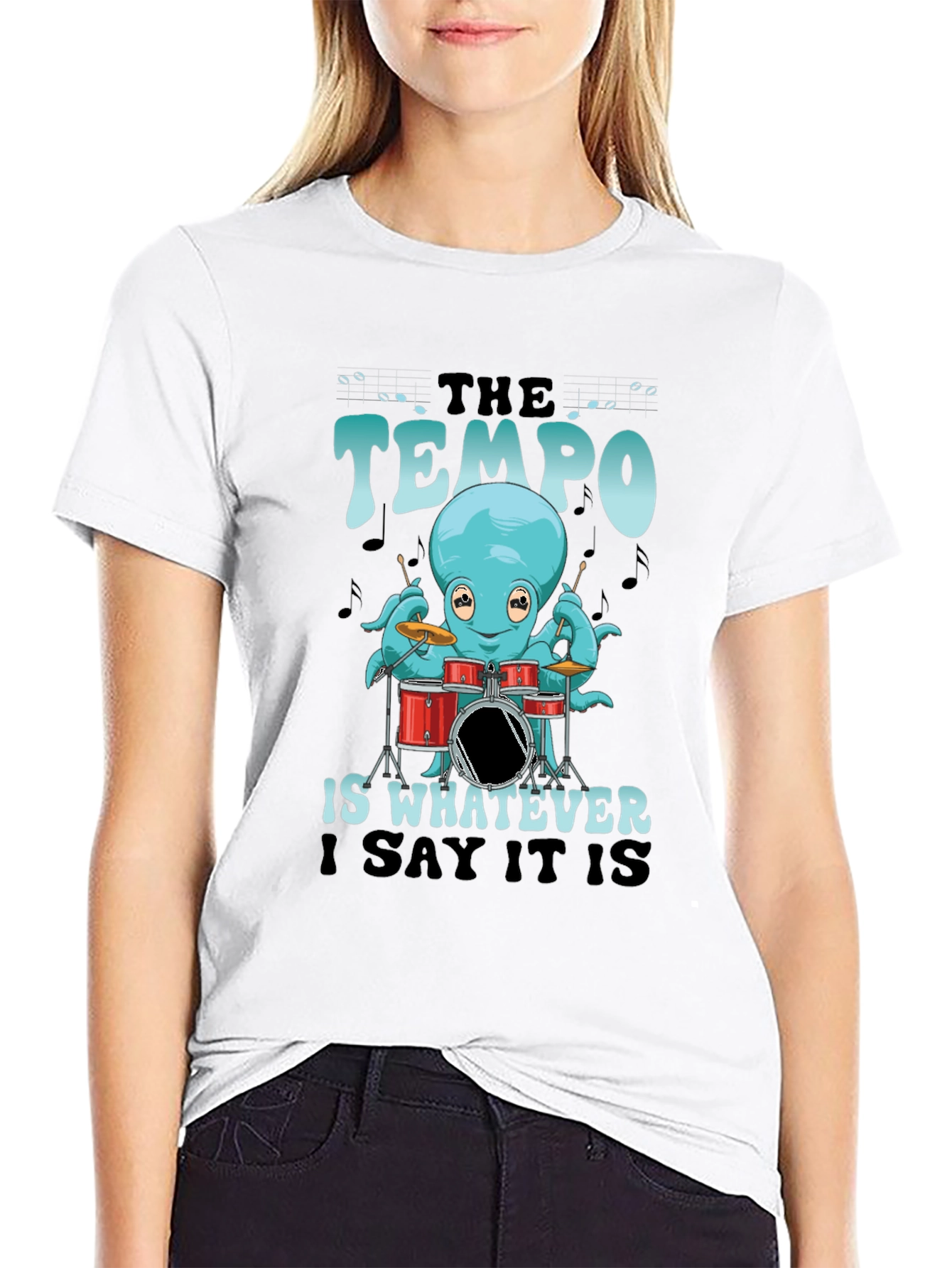 Tempo Octopus Drummer T-Shirt