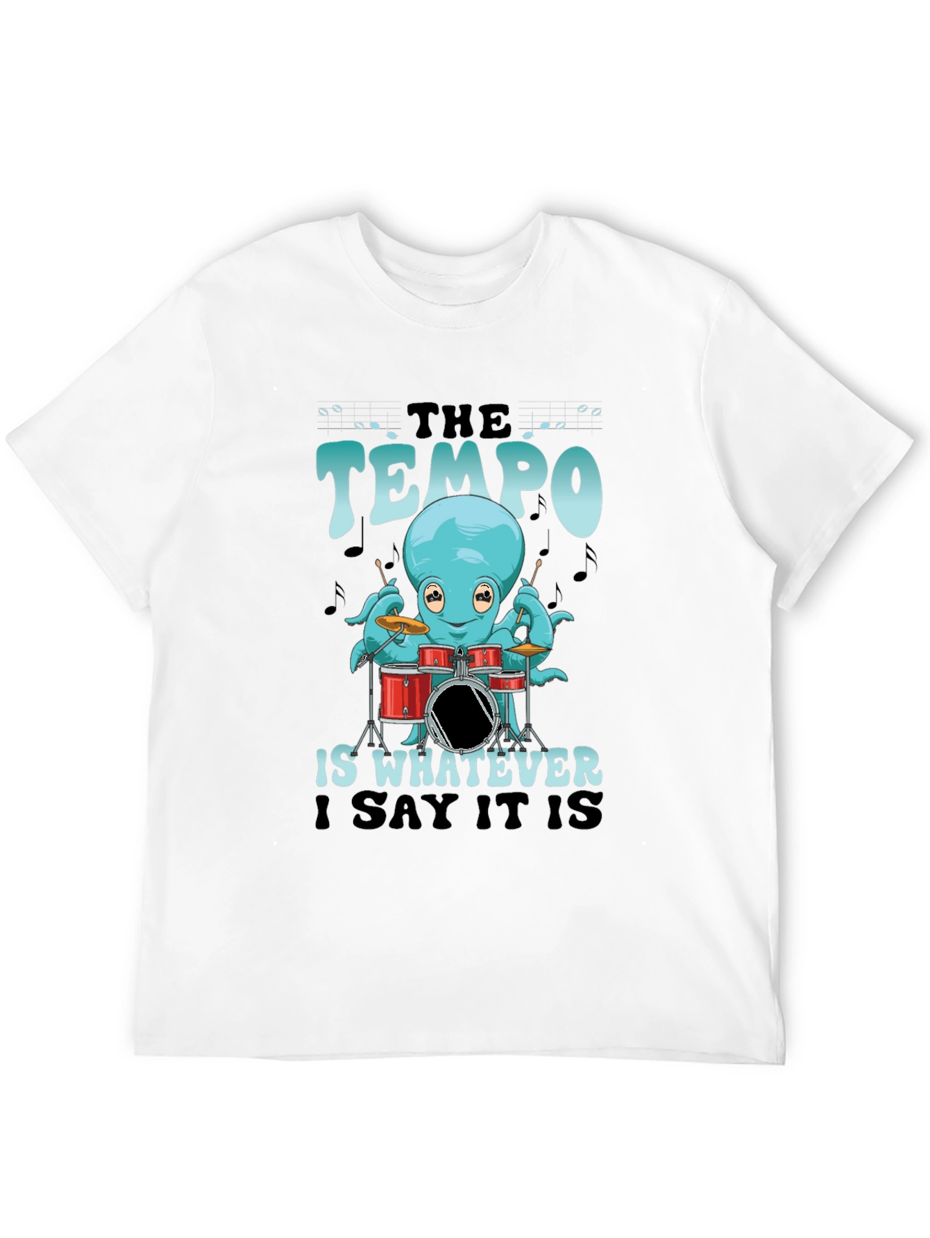 Tempo Octopus Drummer T-Shirt