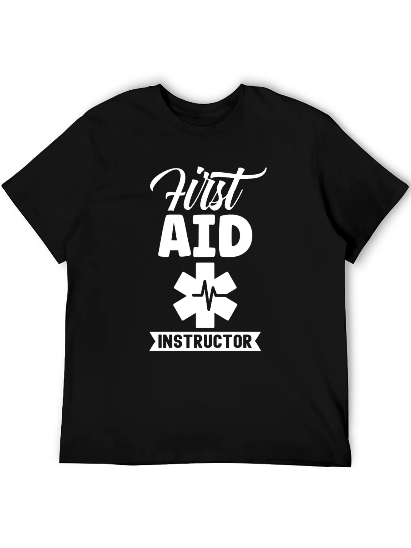 First Aid Instructor Black T-Shirt