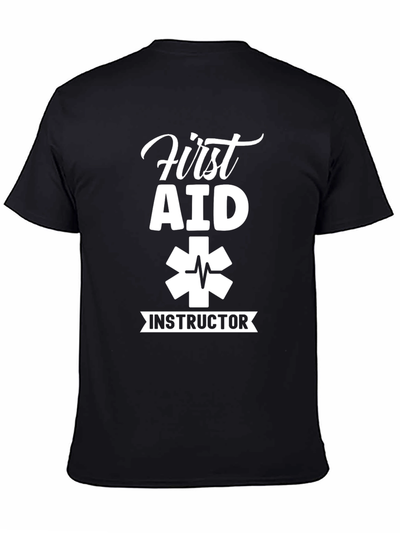 First Aid Instructor Black T-Shirt