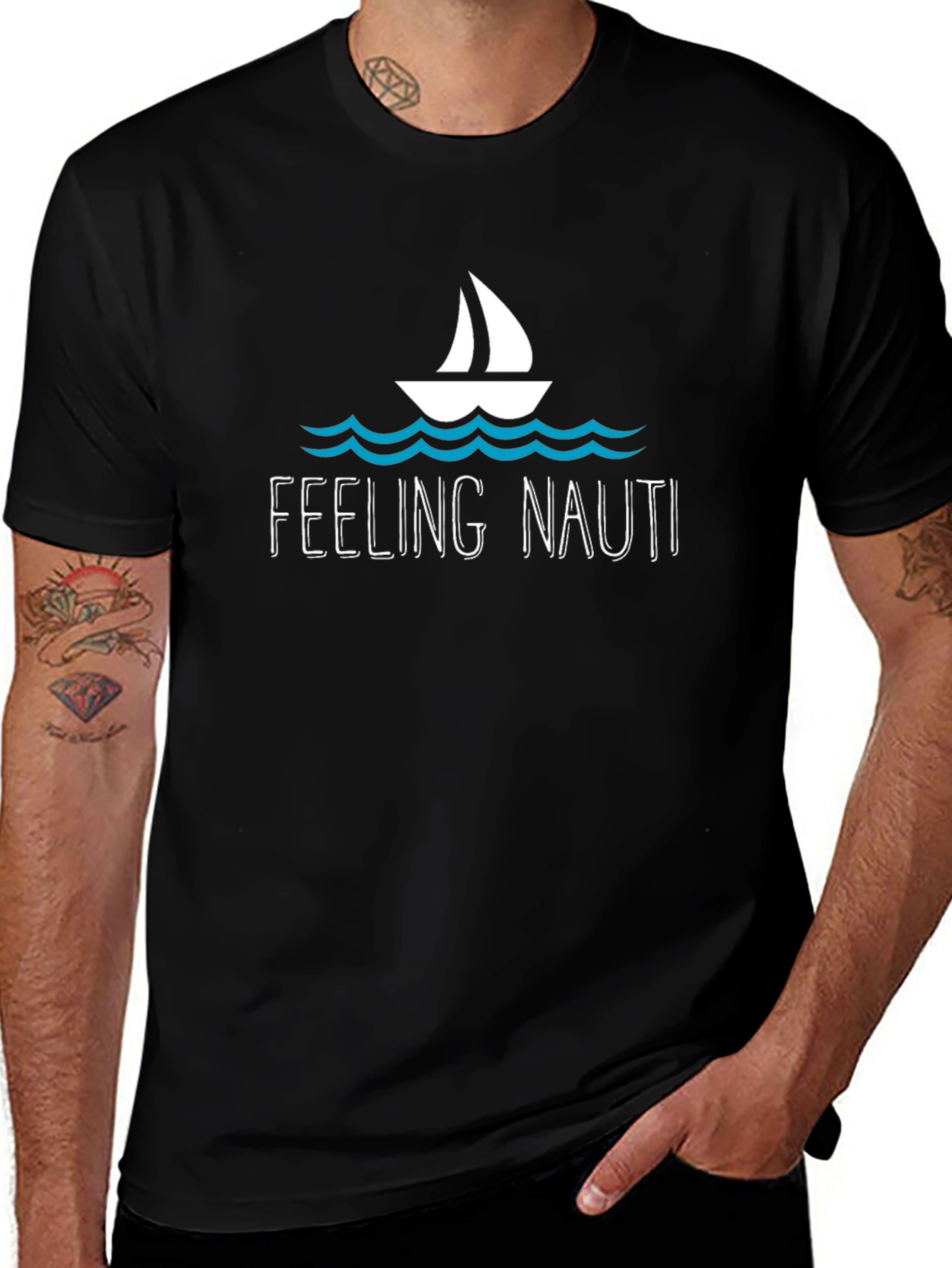Feeling Nauti Black T-Shirt