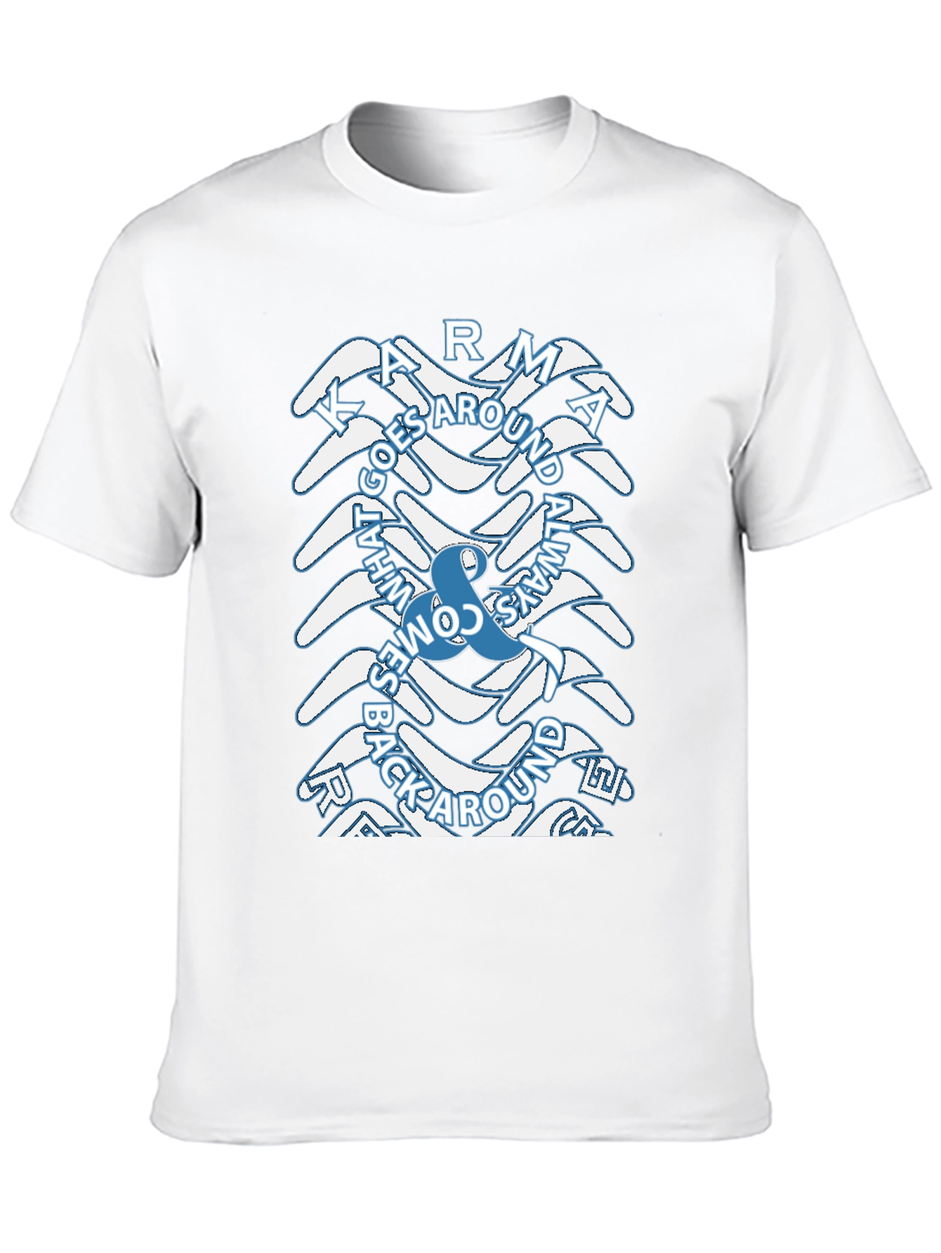 Karma Boomerang Graphic Tee - Trendy & Unique