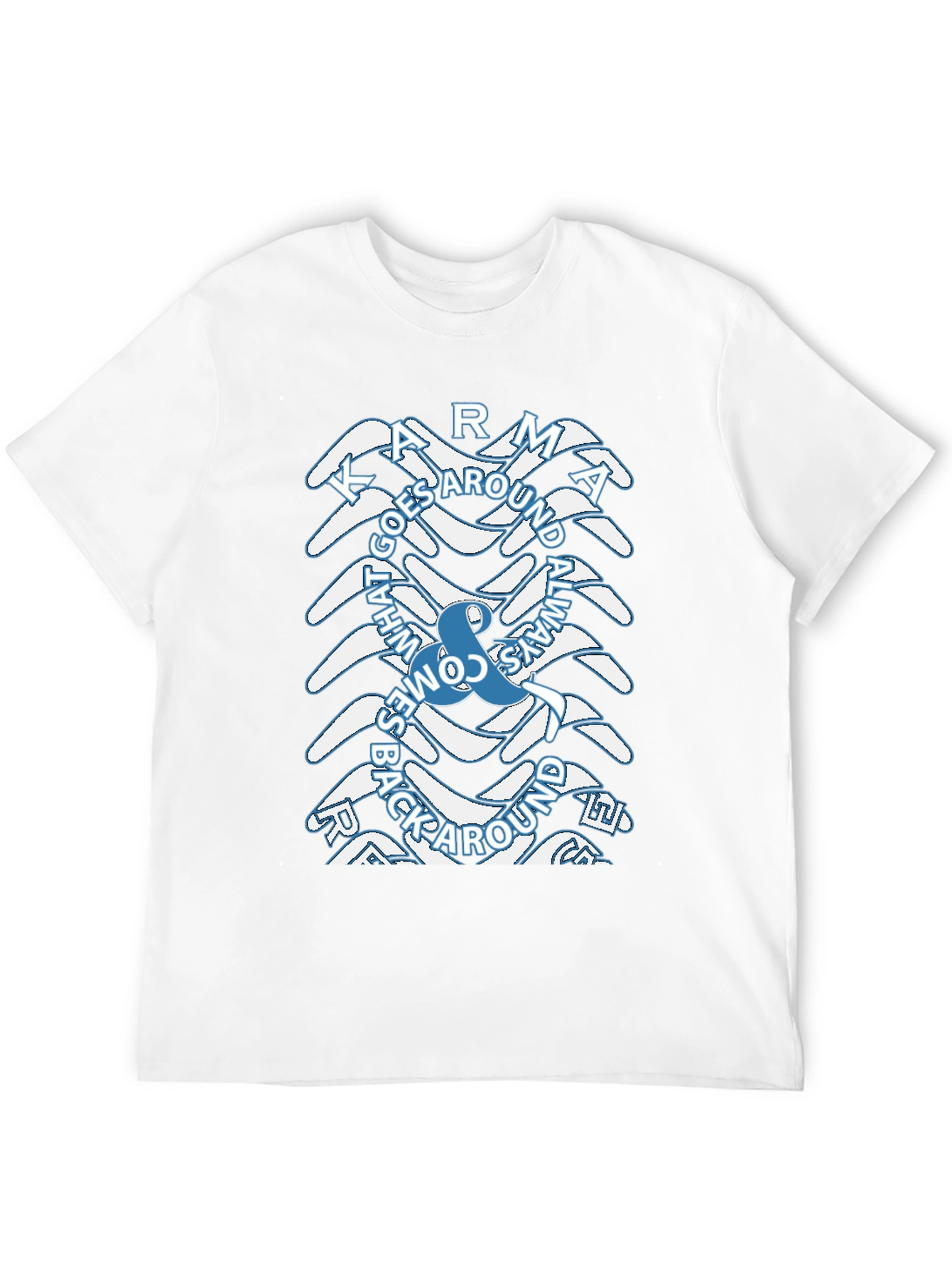 Karma Boomerang Graphic Tee - Trendy & Unique
