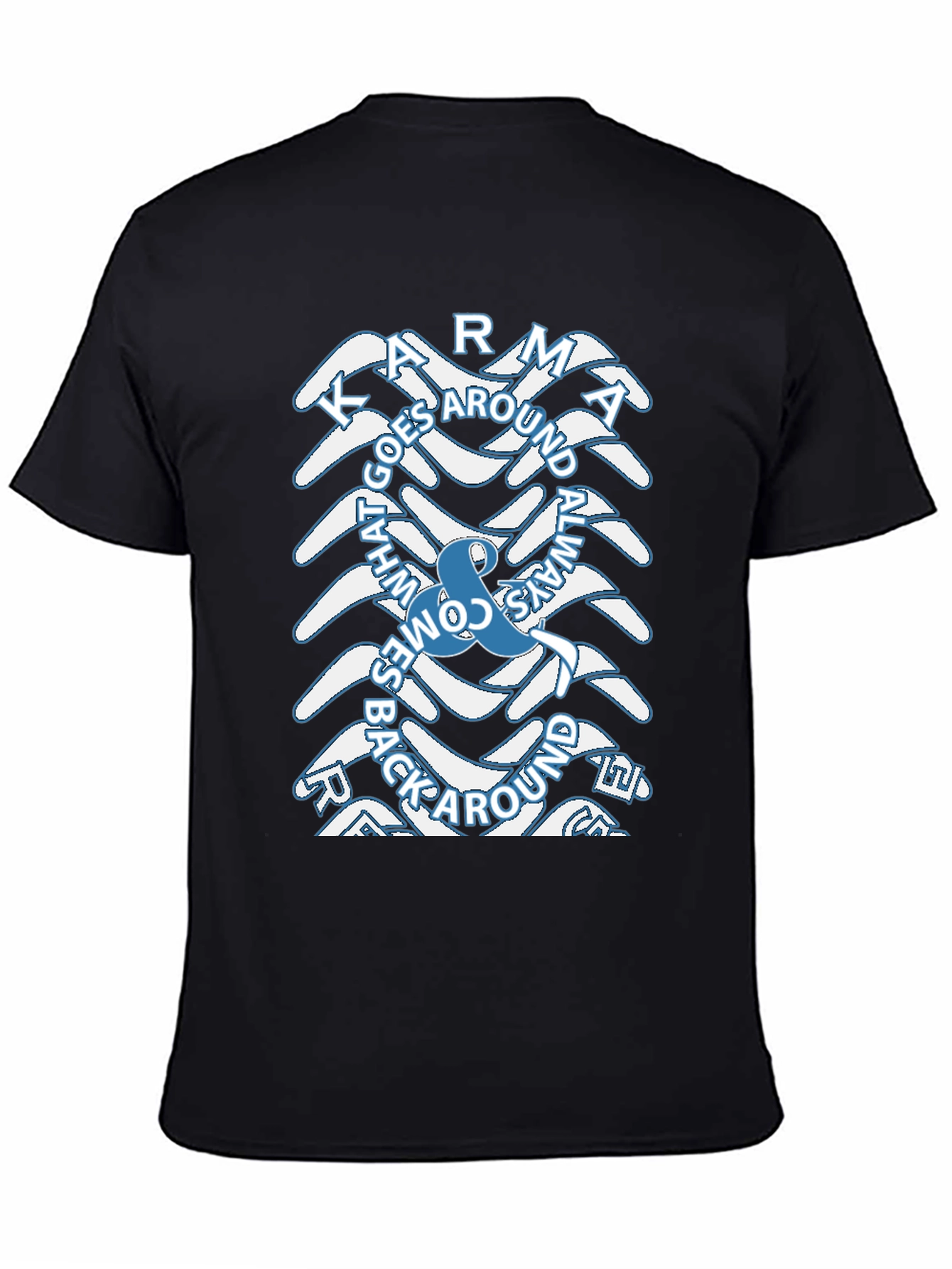 Karma Boomerang Graphic Tee - Trendy & Unique