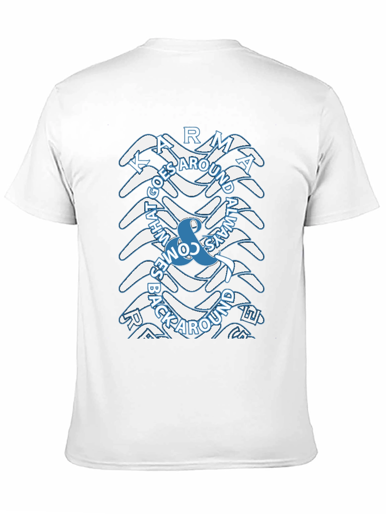 Karma Boomerang Graphic Tee - Trendy & Unique