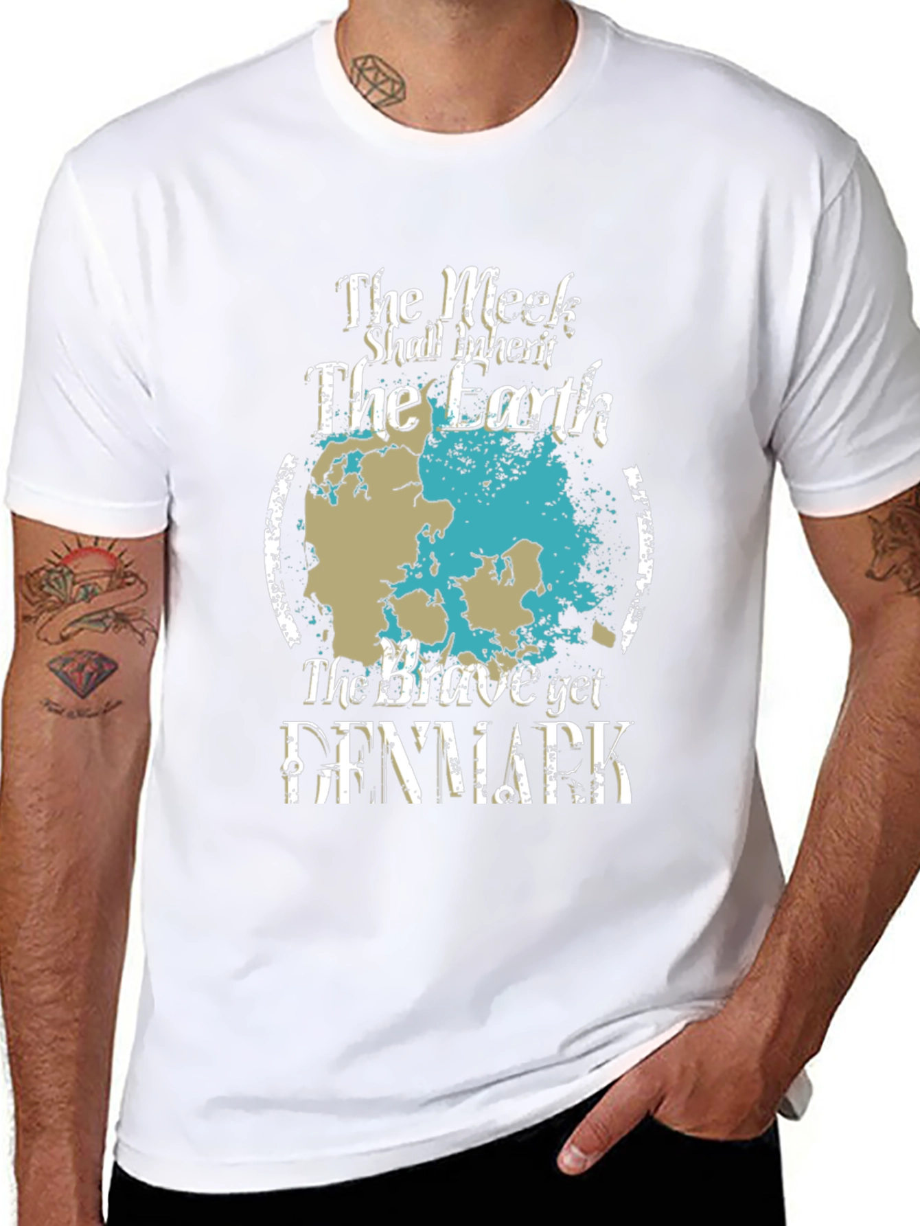 Meek Shall Inherit Earth Denmark Graphic Tee