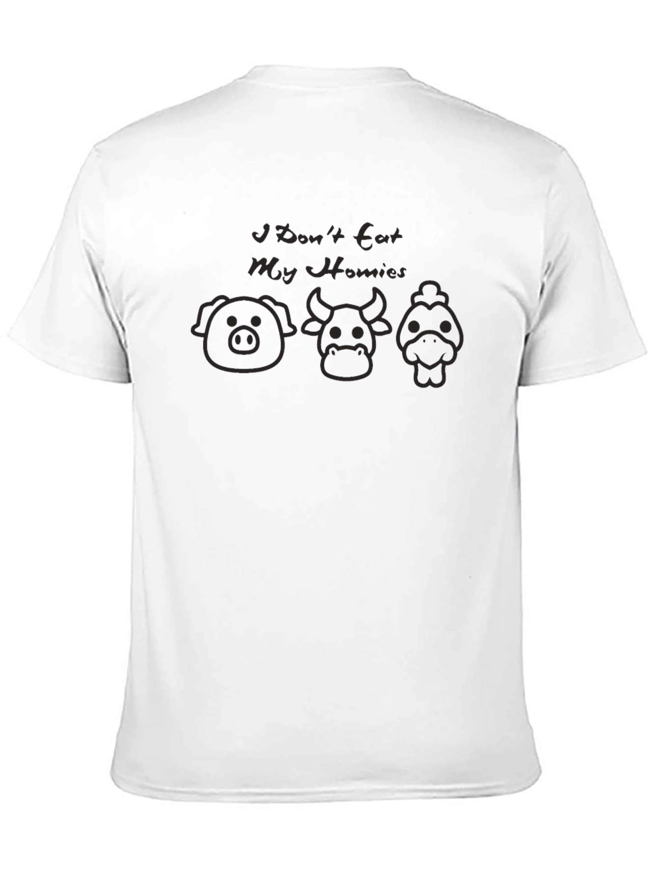 Vegan Tee - I Dont Eat My Homies T-Shirt