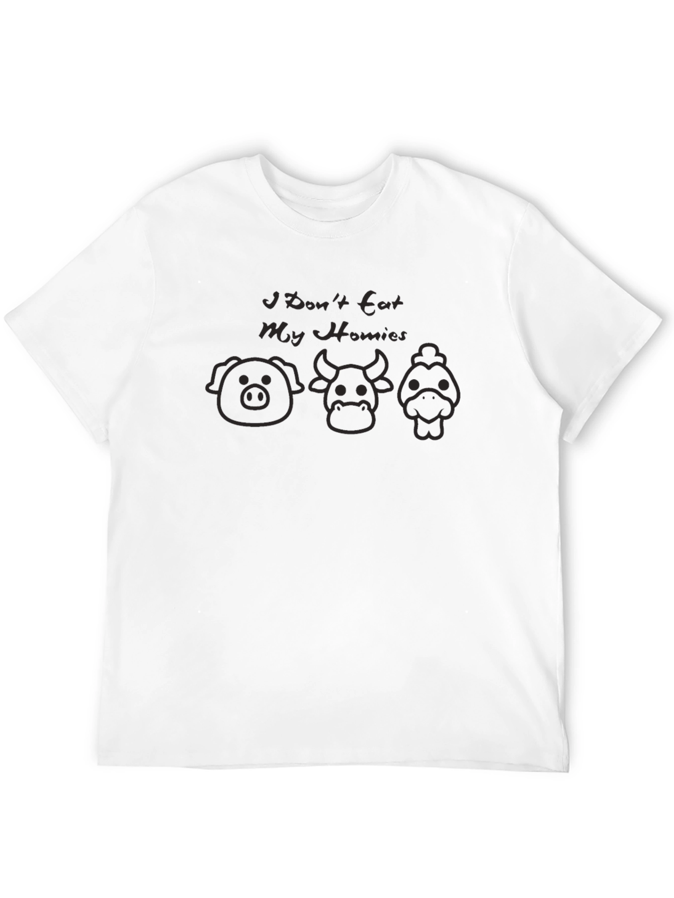 Vegan Tee - I Dont Eat My Homies T-Shirt