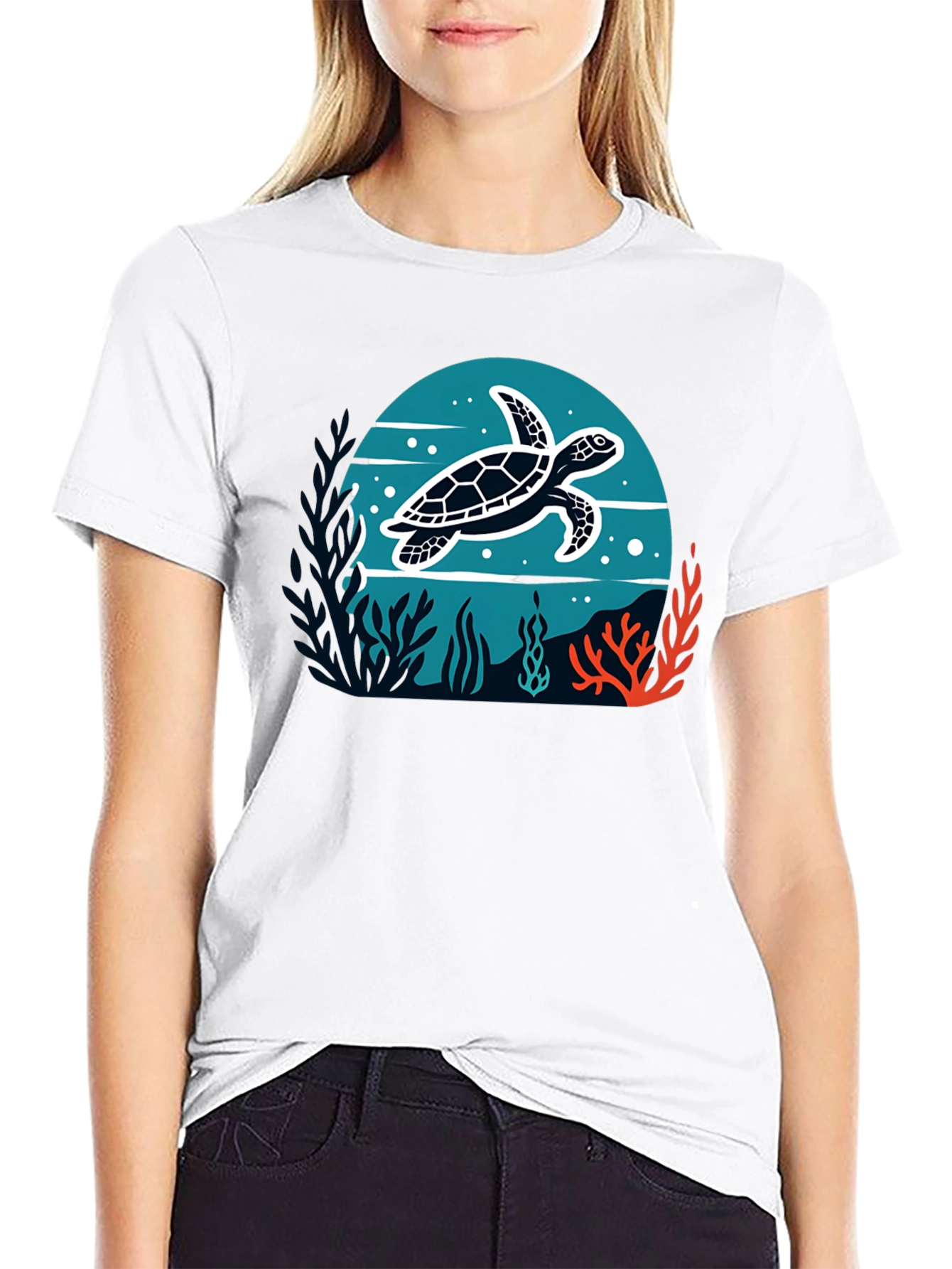 Sea Turtle Graphic T-Shirt - Ocean Lover Tee