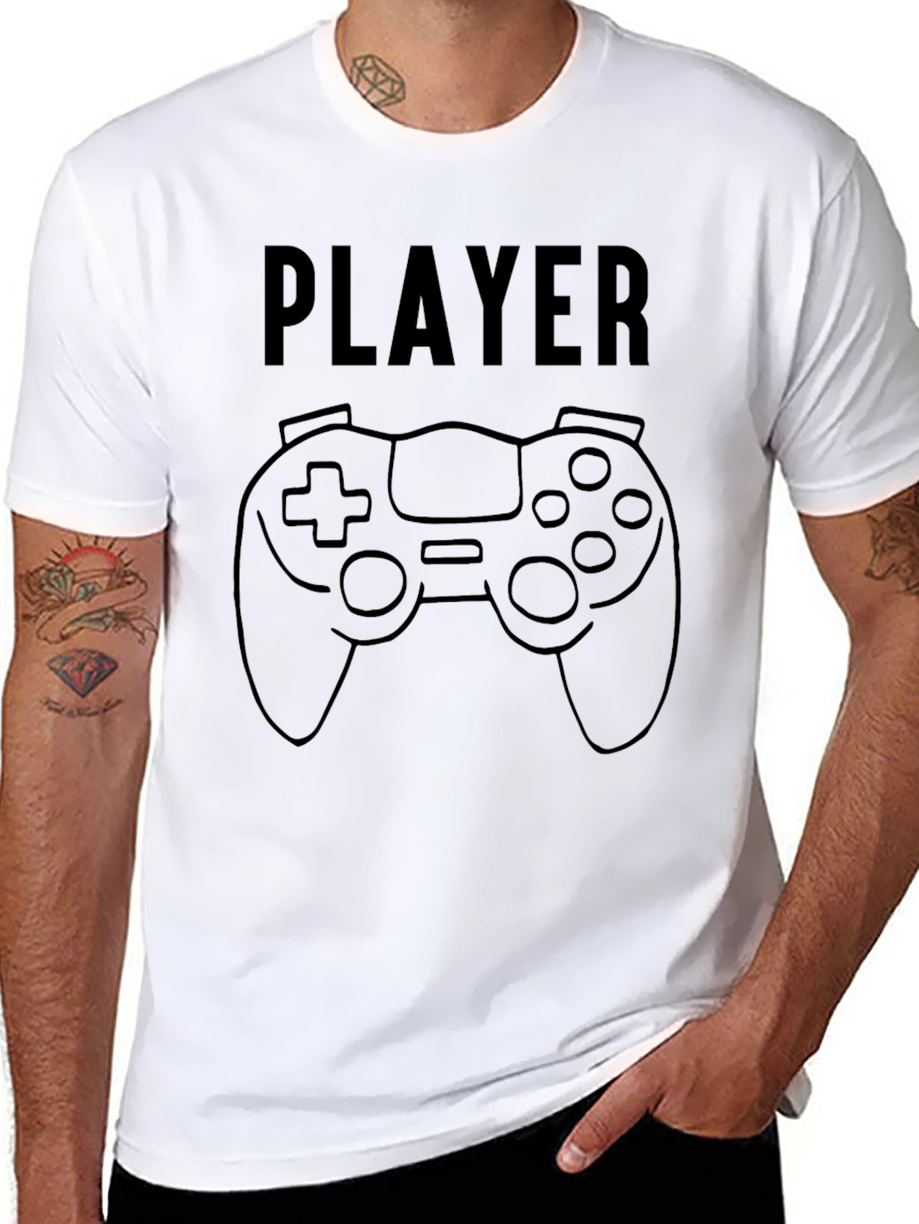 Player Graphic Tee - Gamer Controller T-Shirt
