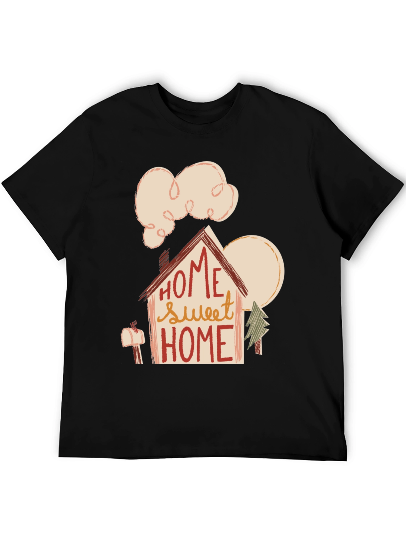 Home Sweet Home Graphic T-Shirt - Cozy Style