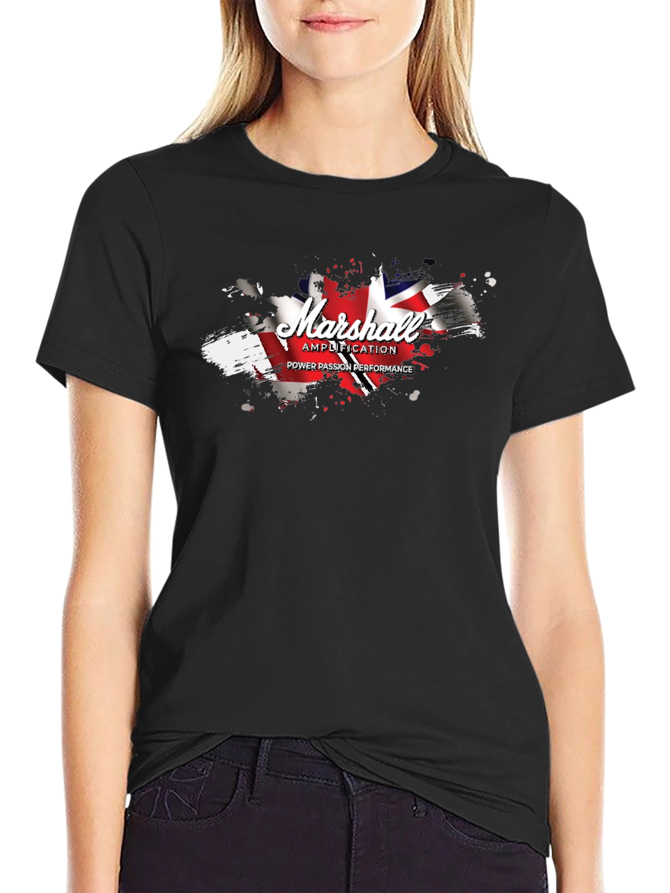 Marshall Amplification Union Jack Graphic T-Shirt