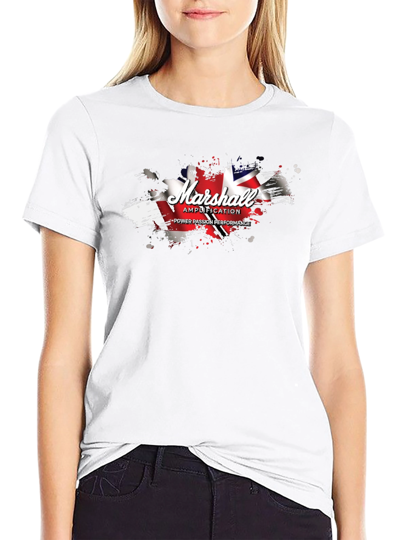 Marshall Amplification Union Jack Graphic T-Shirt