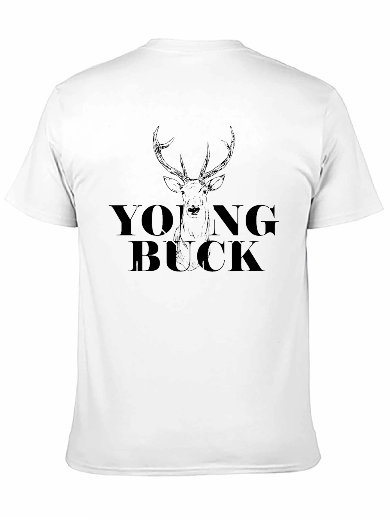 Young Buck Graphic T-Shirt Animal Print Tee