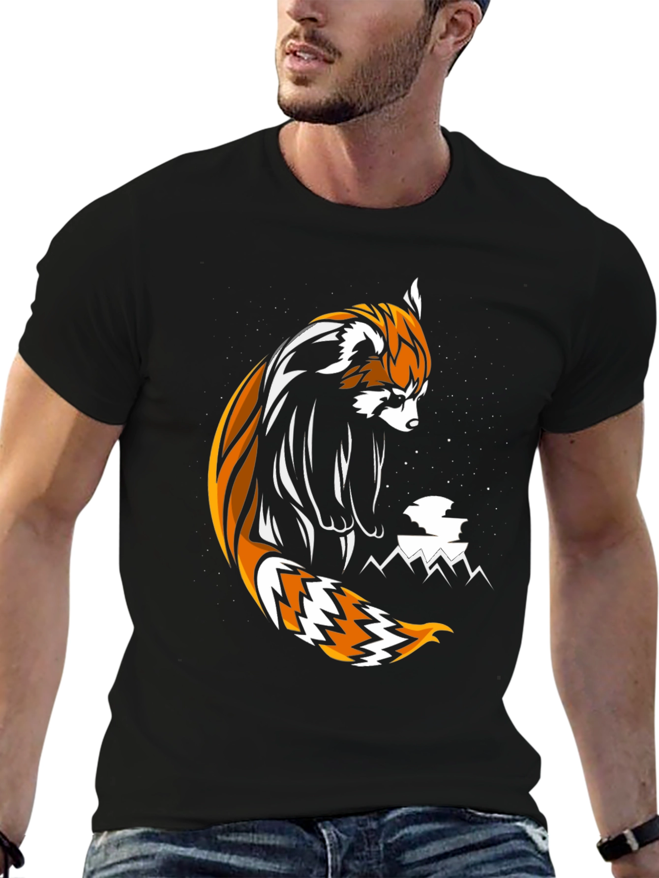 Red Panda Graphic T-Shirt - Stylish Animal Tee
