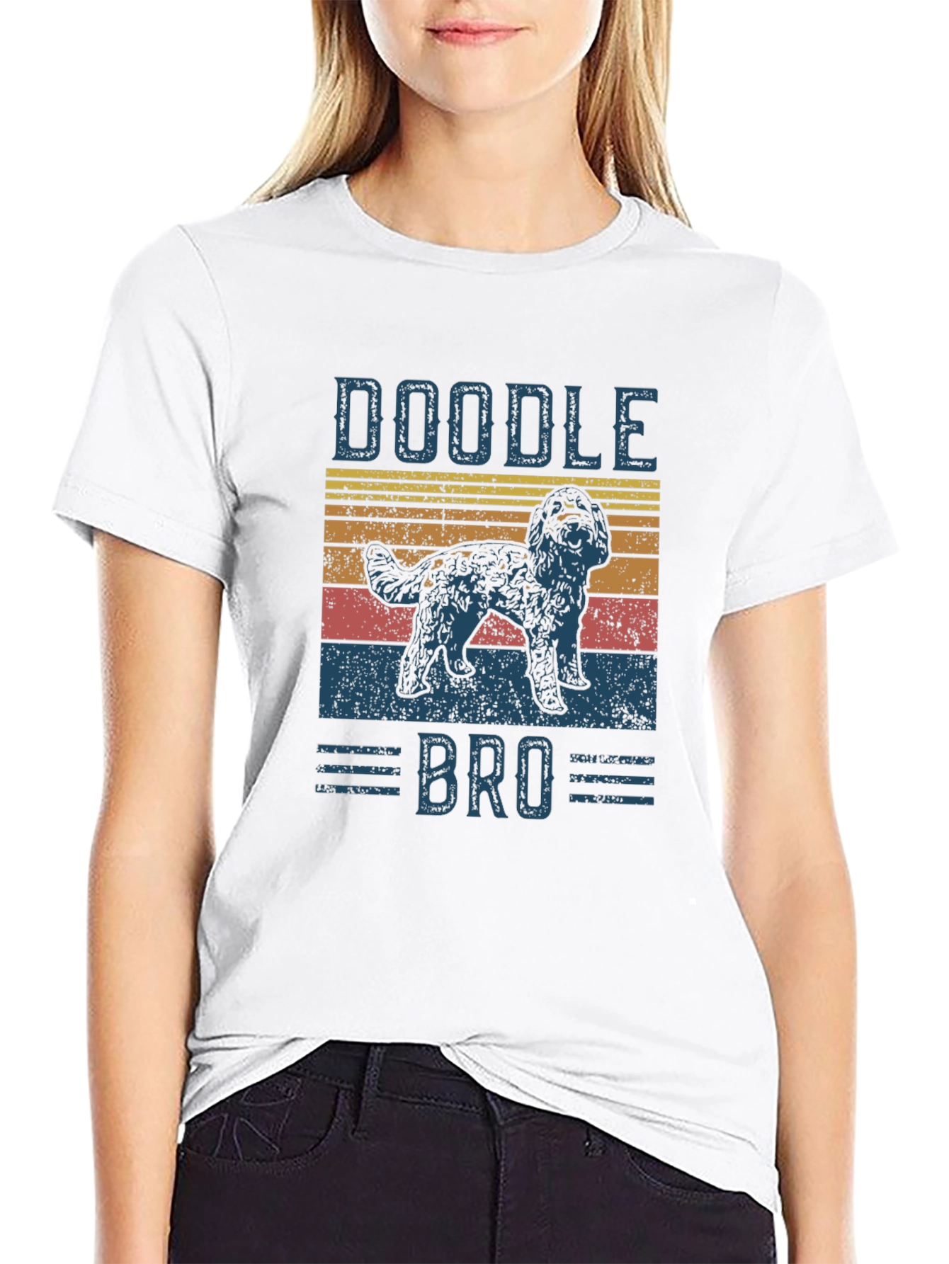 Doodle Bro T-Shirt - Retro Style Dog Tee