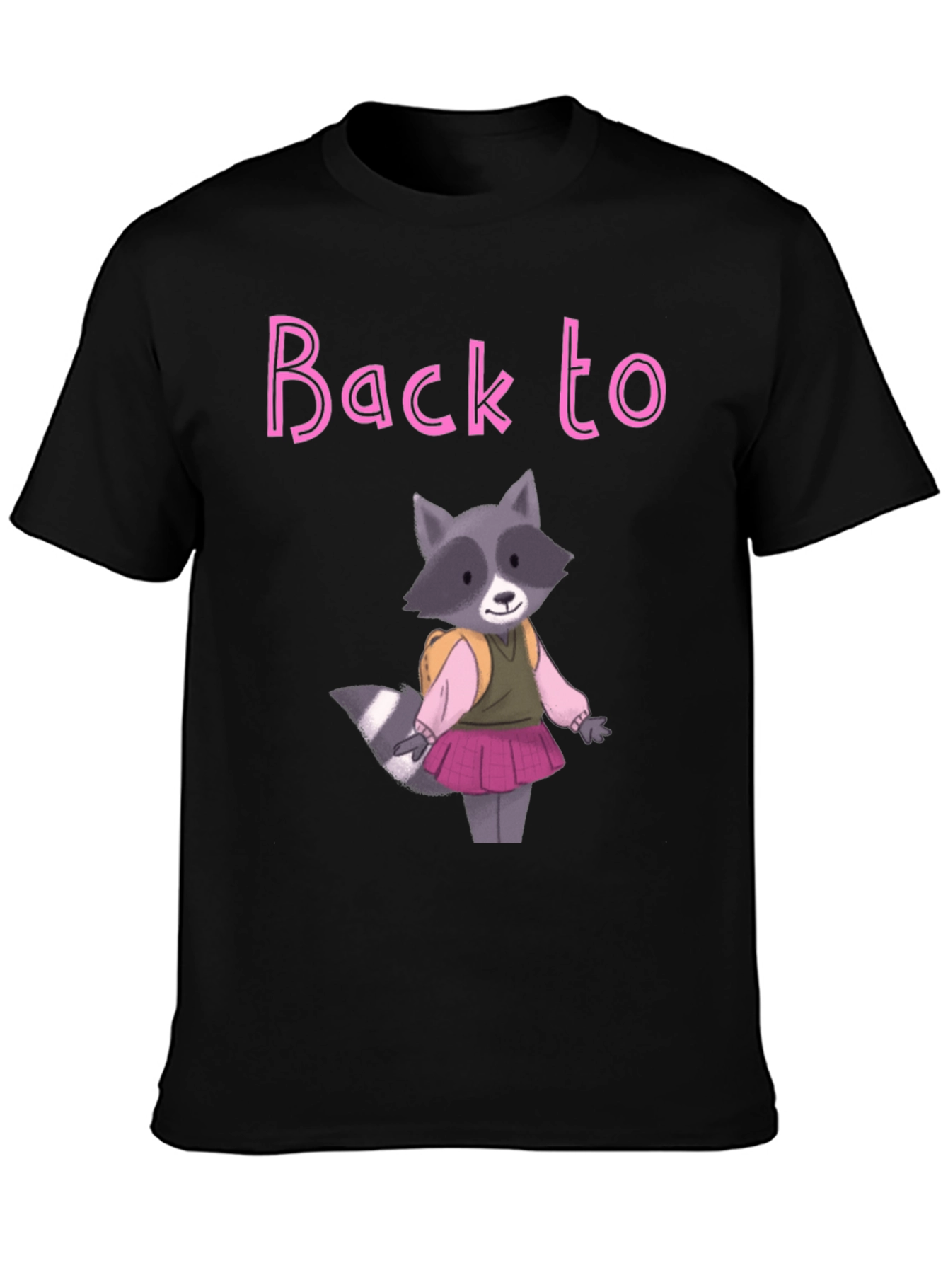 Back to School Raccoon T-Shirt