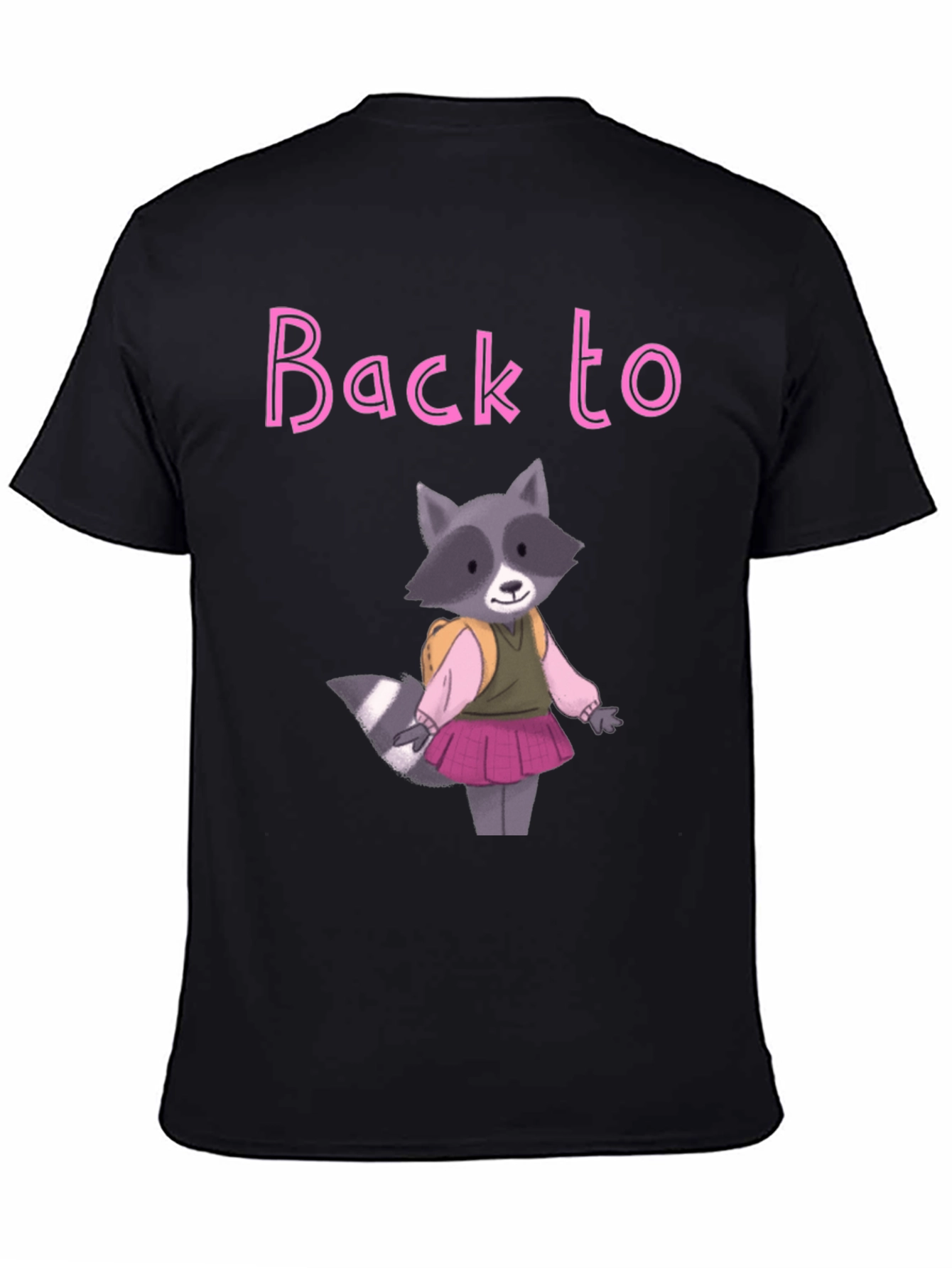 Back to School Raccoon T-Shirt