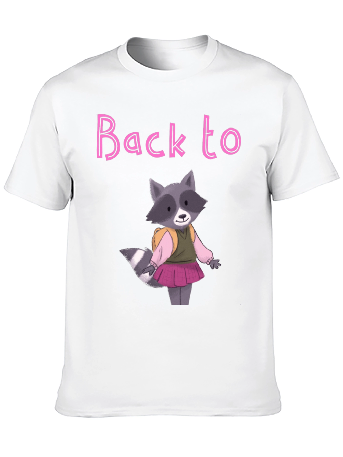 Back to School Raccoon T-Shirt