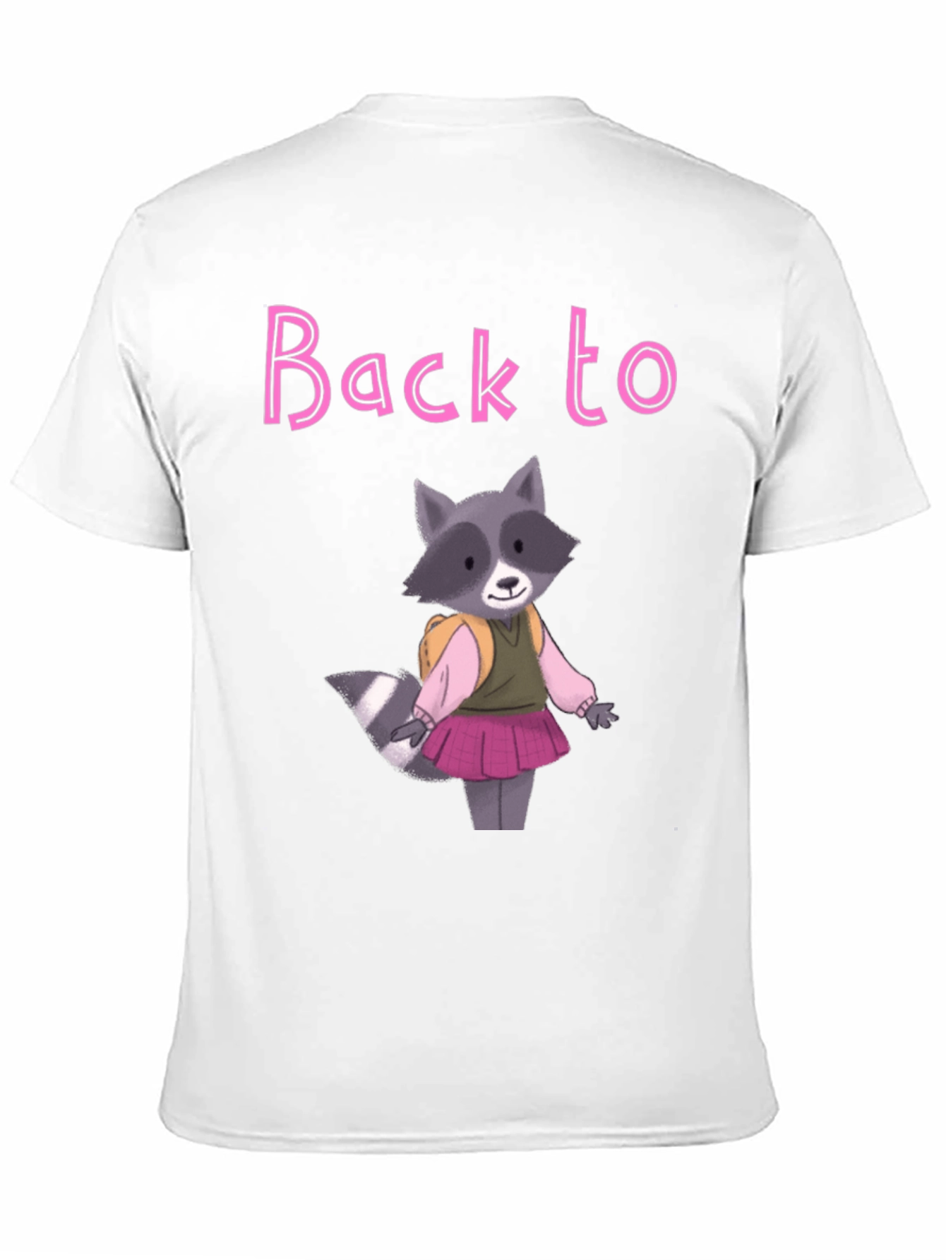 Back to School Raccoon T-Shirt