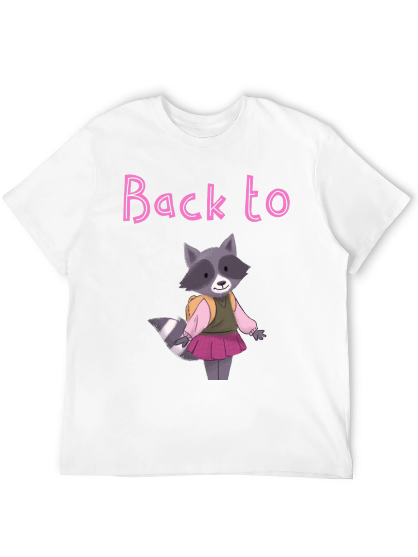 Back to School Raccoon T-Shirt