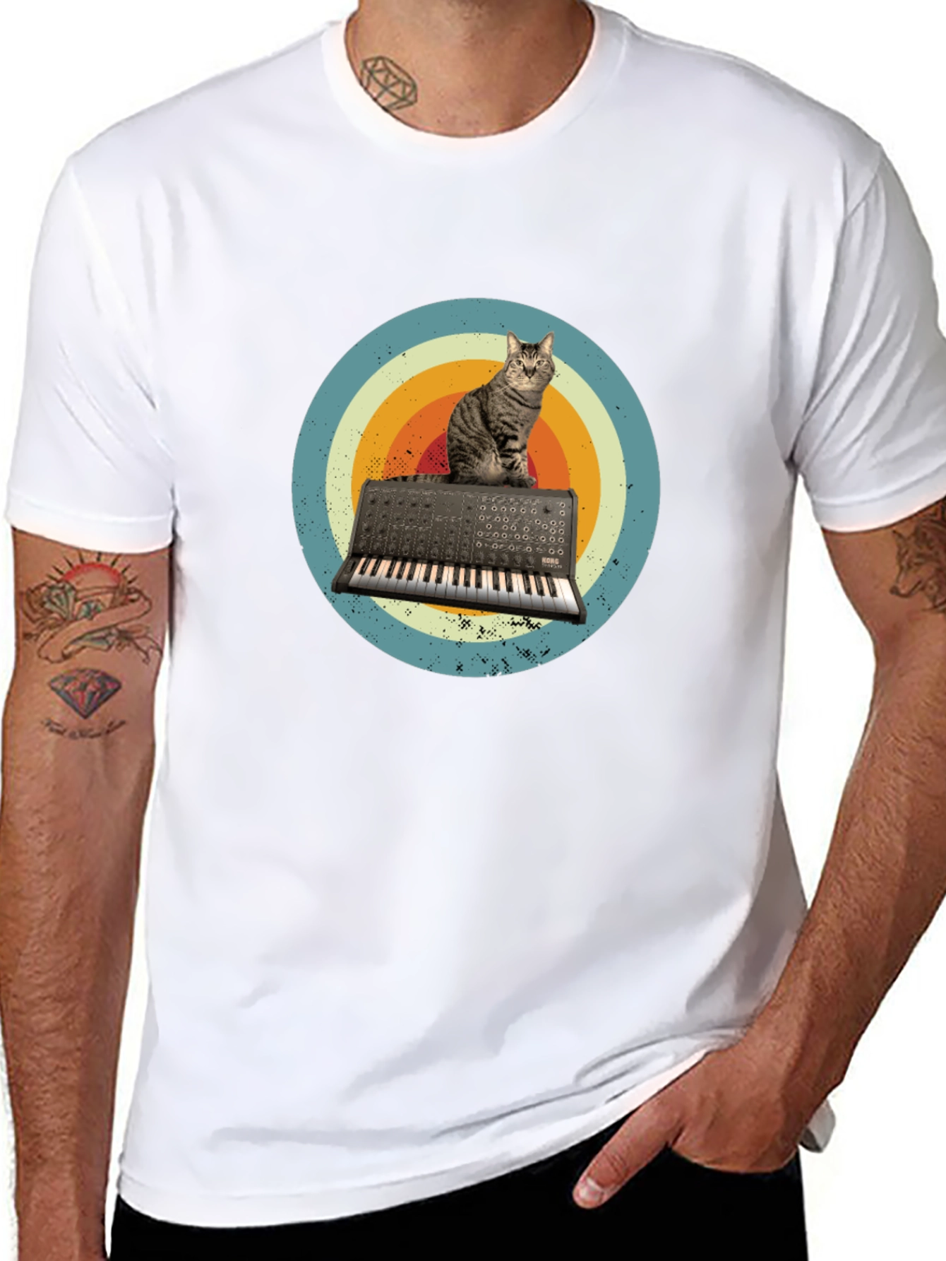 Cool Cat Synth T-Shirt