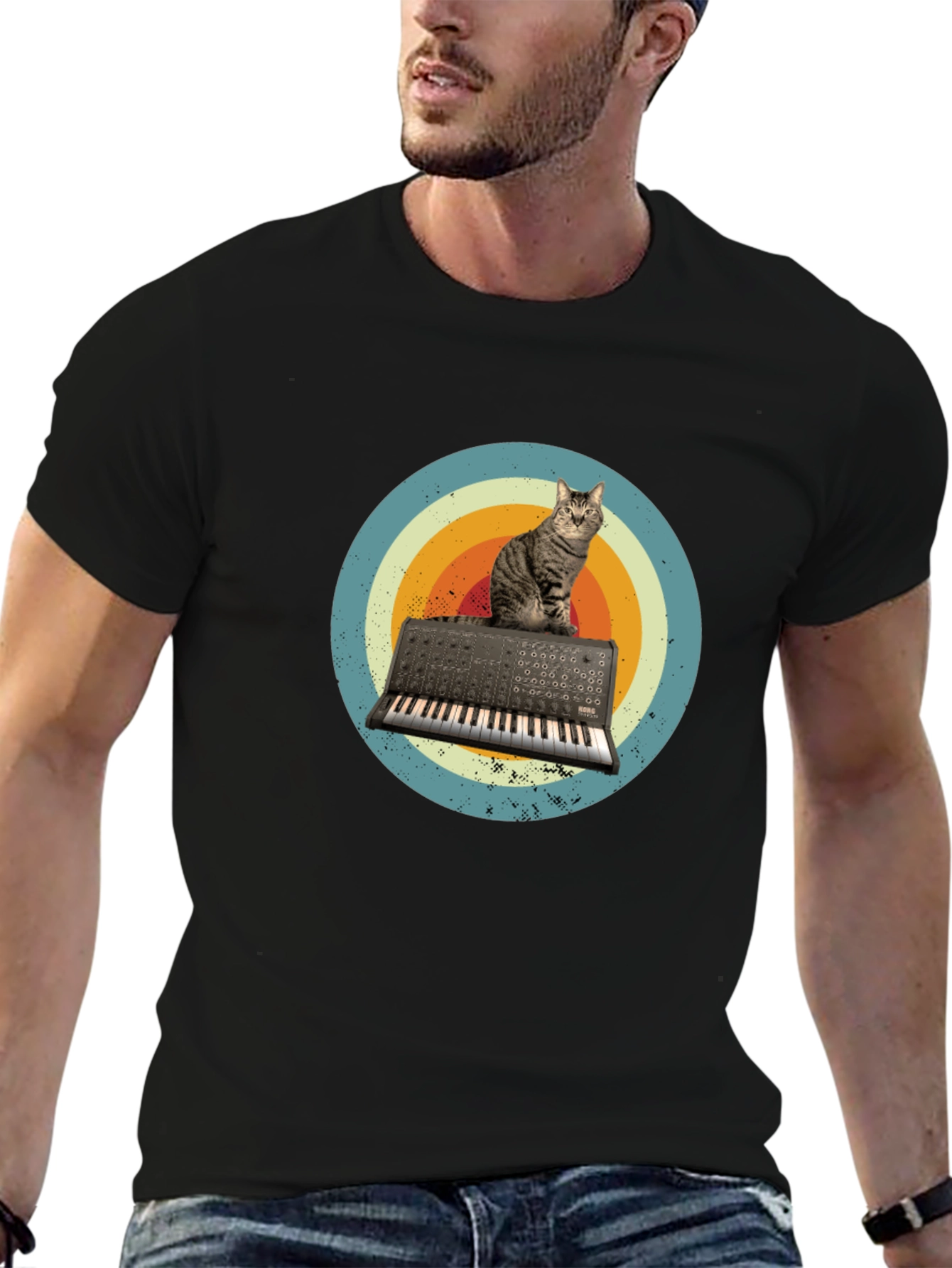 Cool Cat Synth T-Shirt