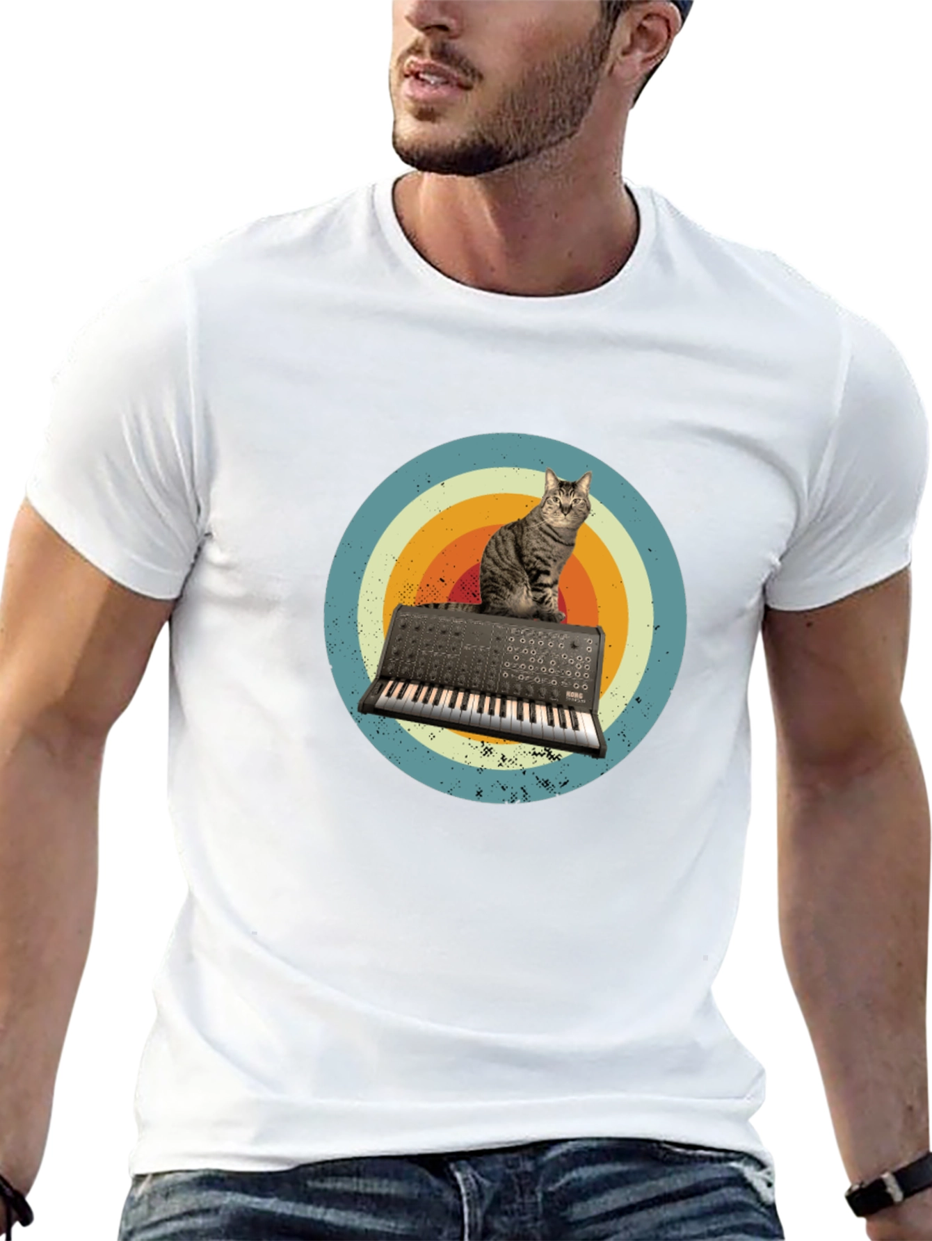 Cool Cat Synth T-Shirt