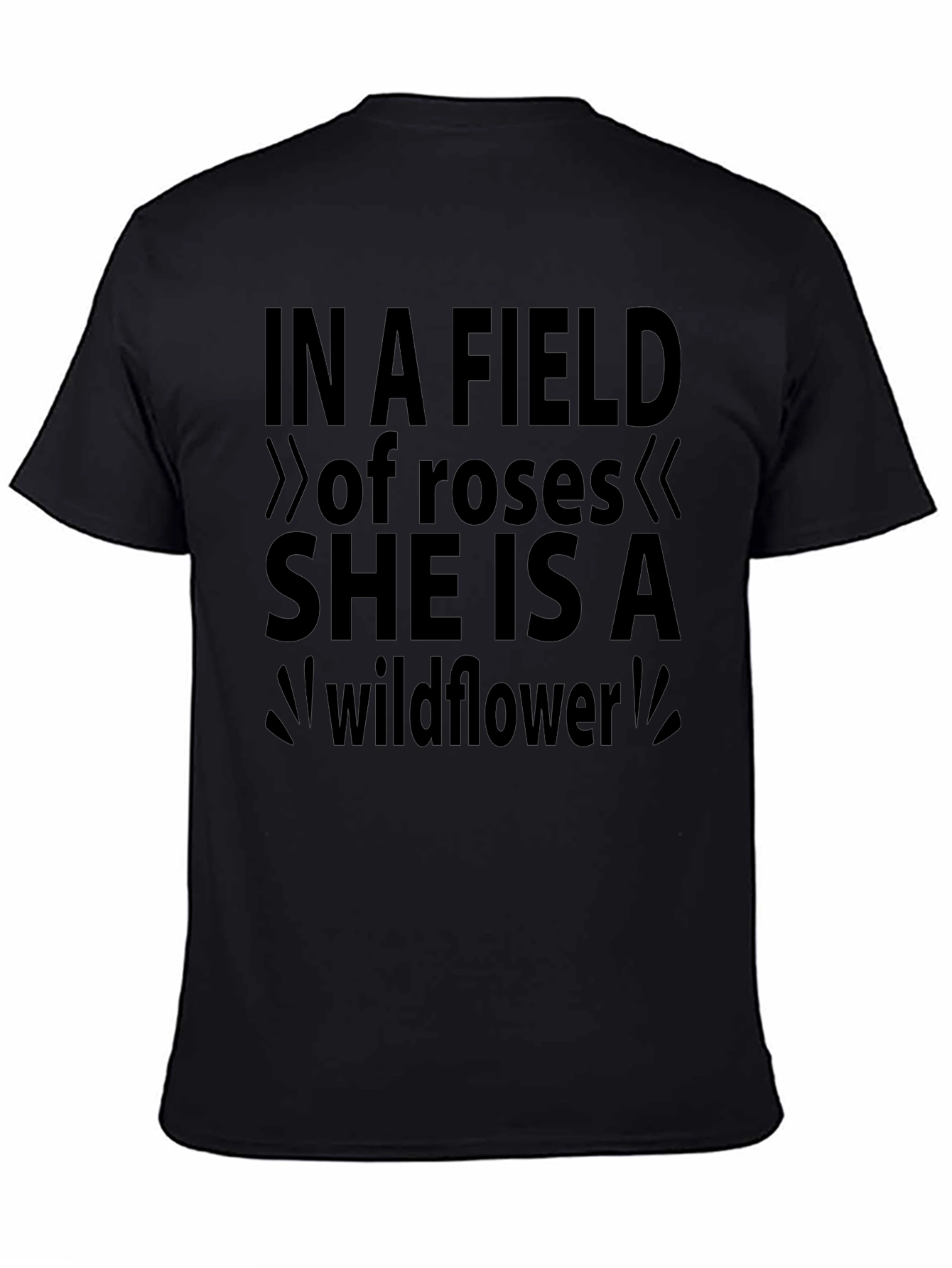 Wildflower Graphic Tee - Soft Cotton Blend