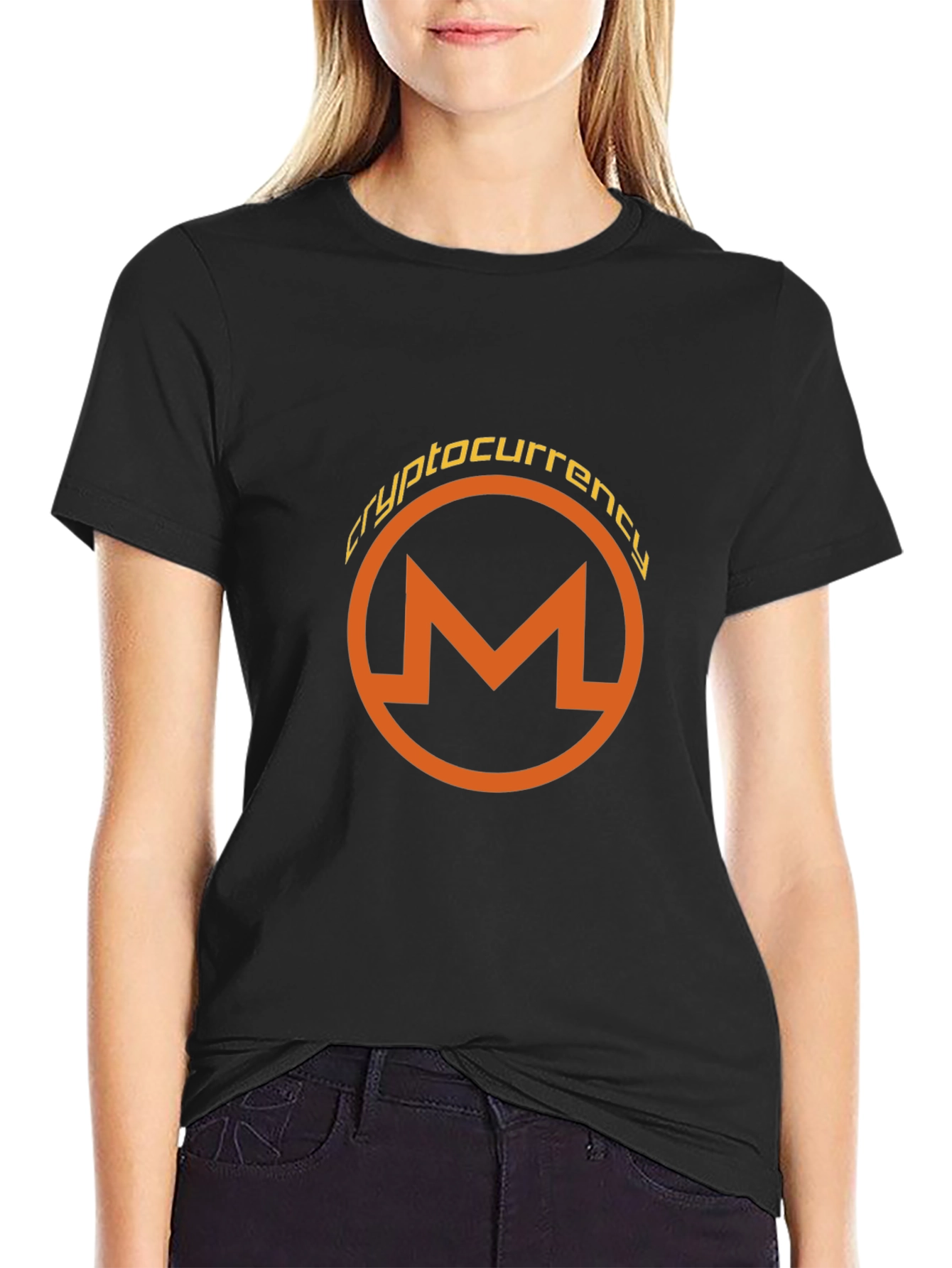 Monero Cryptocurrency Graphic T-Shirt