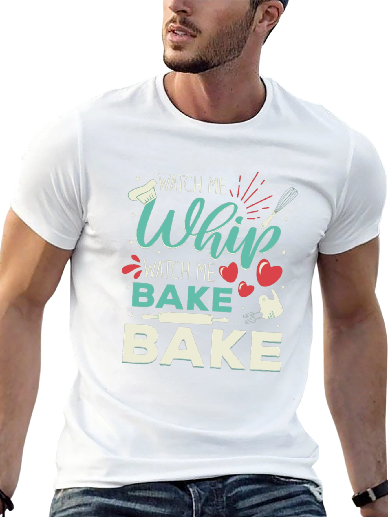 Watch Me Whip Bake Funny T-Shirt