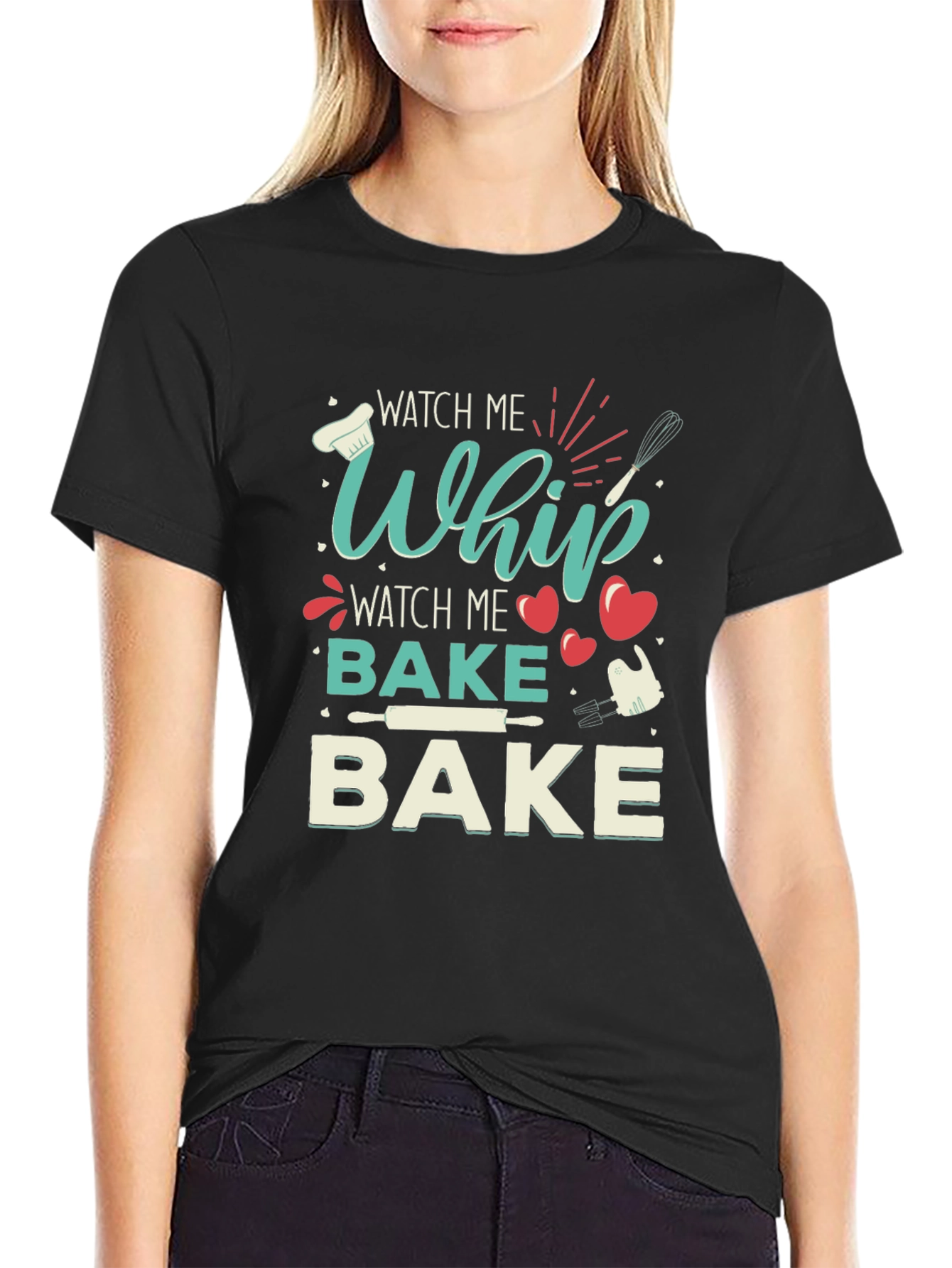Watch Me Whip Bake Funny T-Shirt