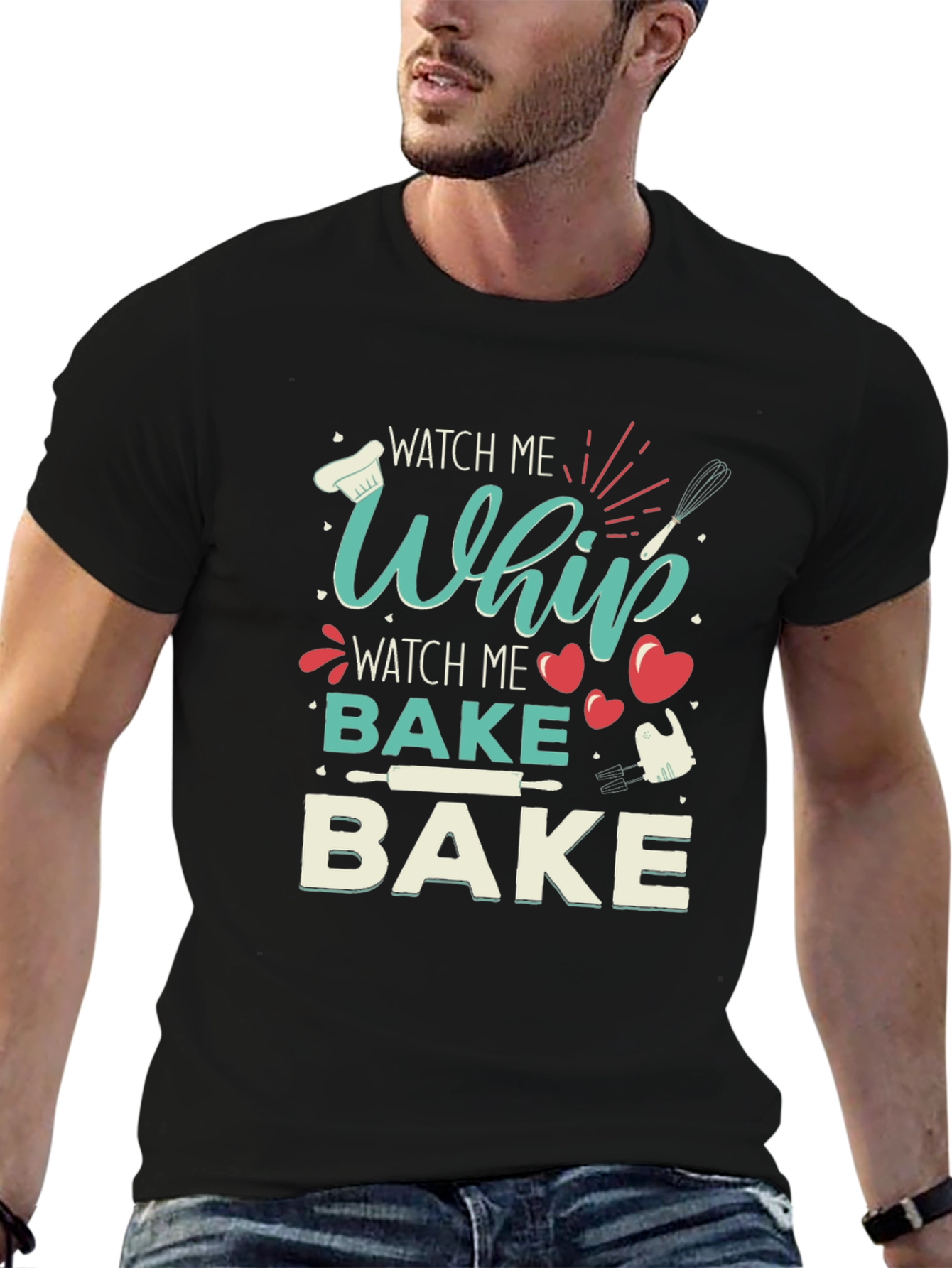 Watch Me Whip Bake Funny T-Shirt
